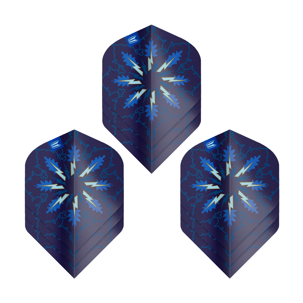 Target ProUltra Phil Taylor Power Gx2 No2 Standaardvluchten - 3 sets Abgebildet ist das Produkt Target ProUltra Phil Taylor Power Gx2 No2 Standard Flights - 3 Sets. Es handelt sich um Dart-Flights im speziellen Design von Phil Taylor.