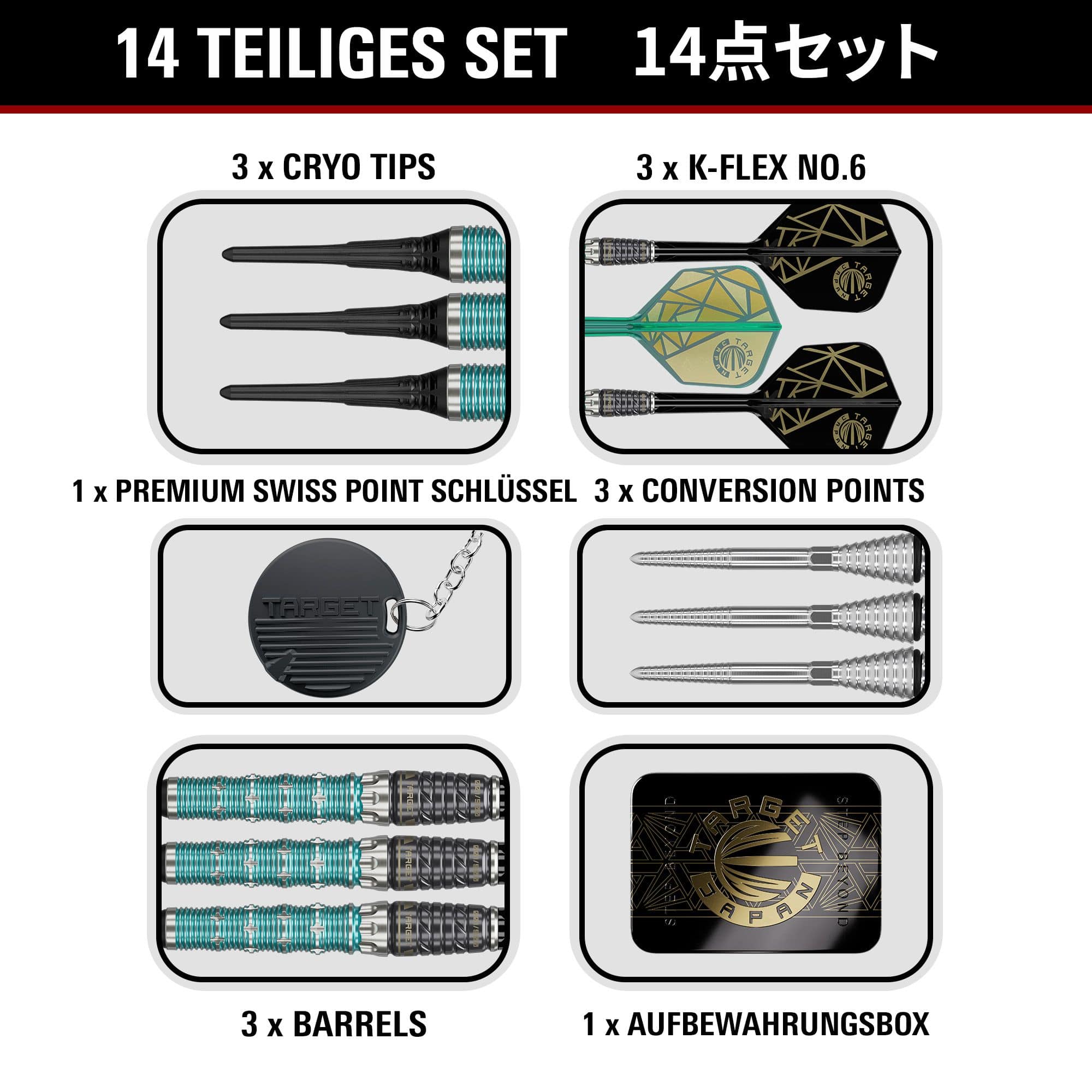 Target Japan The Rising Miracle Combination Limited Edition Softdarts - 21,5 g Target Japan The Rising Miracle Combination Limited Edition Softdarts - 21,5 g