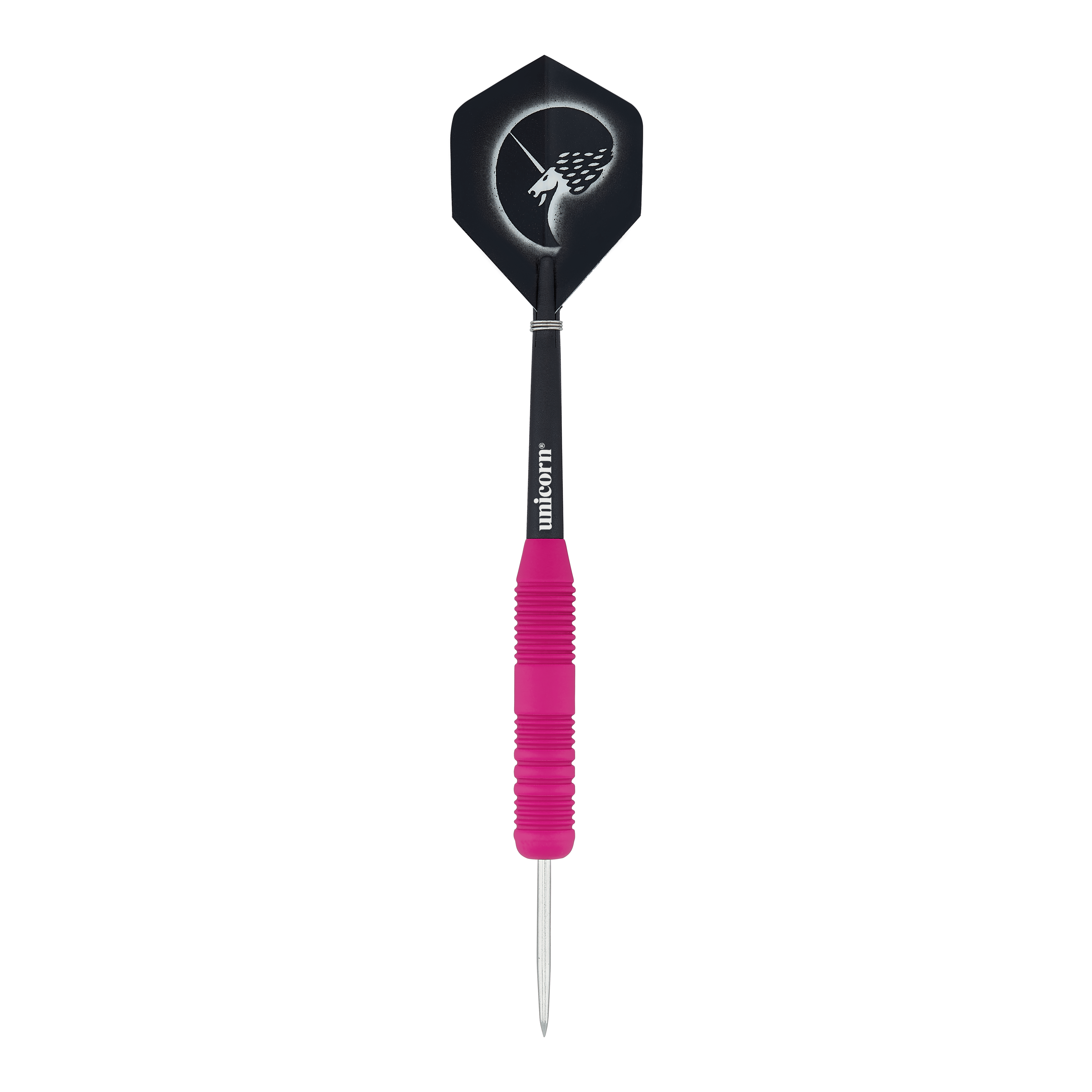 Unicorn Core Plus rubberen roze stalen darts