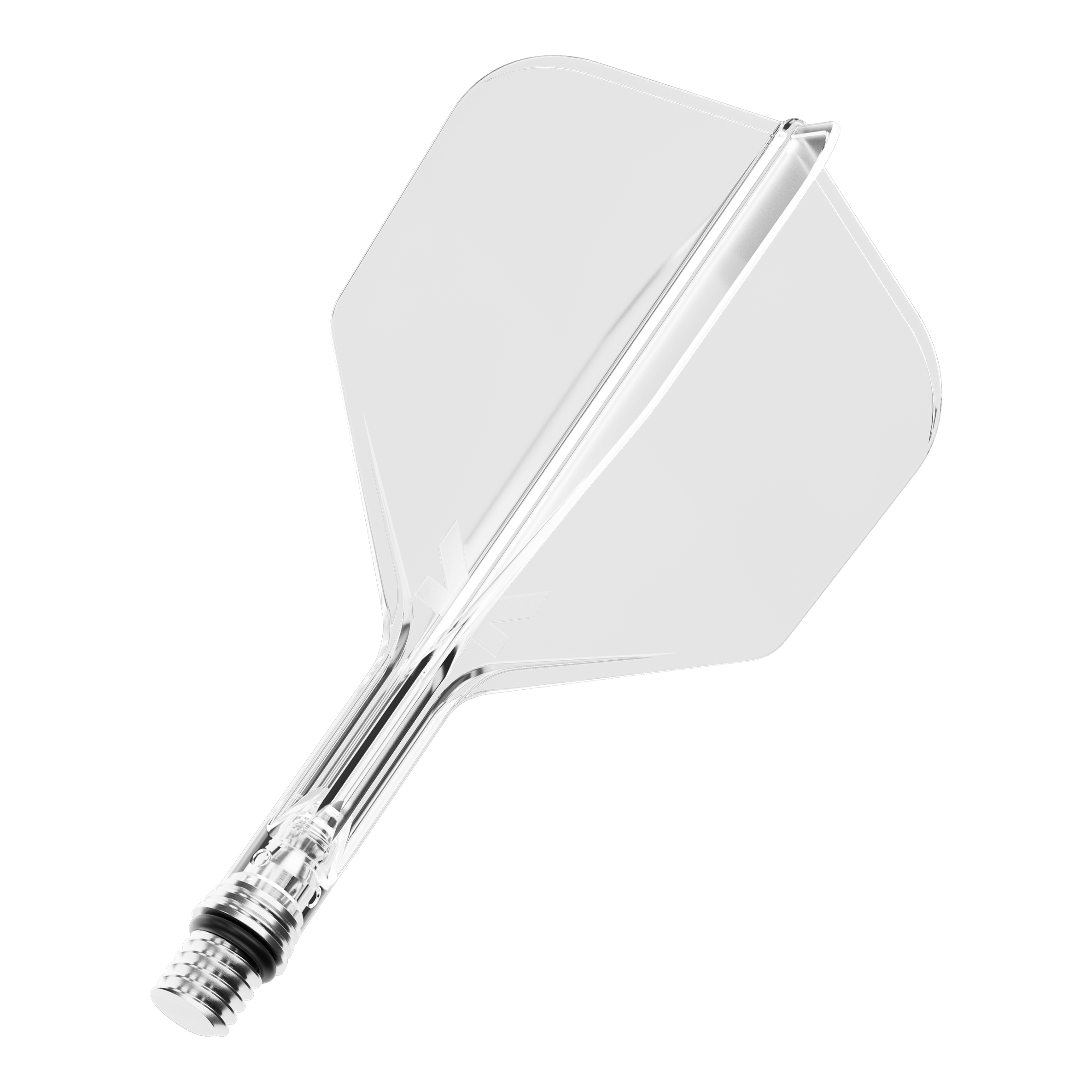 Target K-Shift 6 vluchten - Klaar Ein Target KShift No6 Dart-Flight in klarer Ausführung, 19 mm lang. Das Produkt ist transparent und einzeln abgebildet.