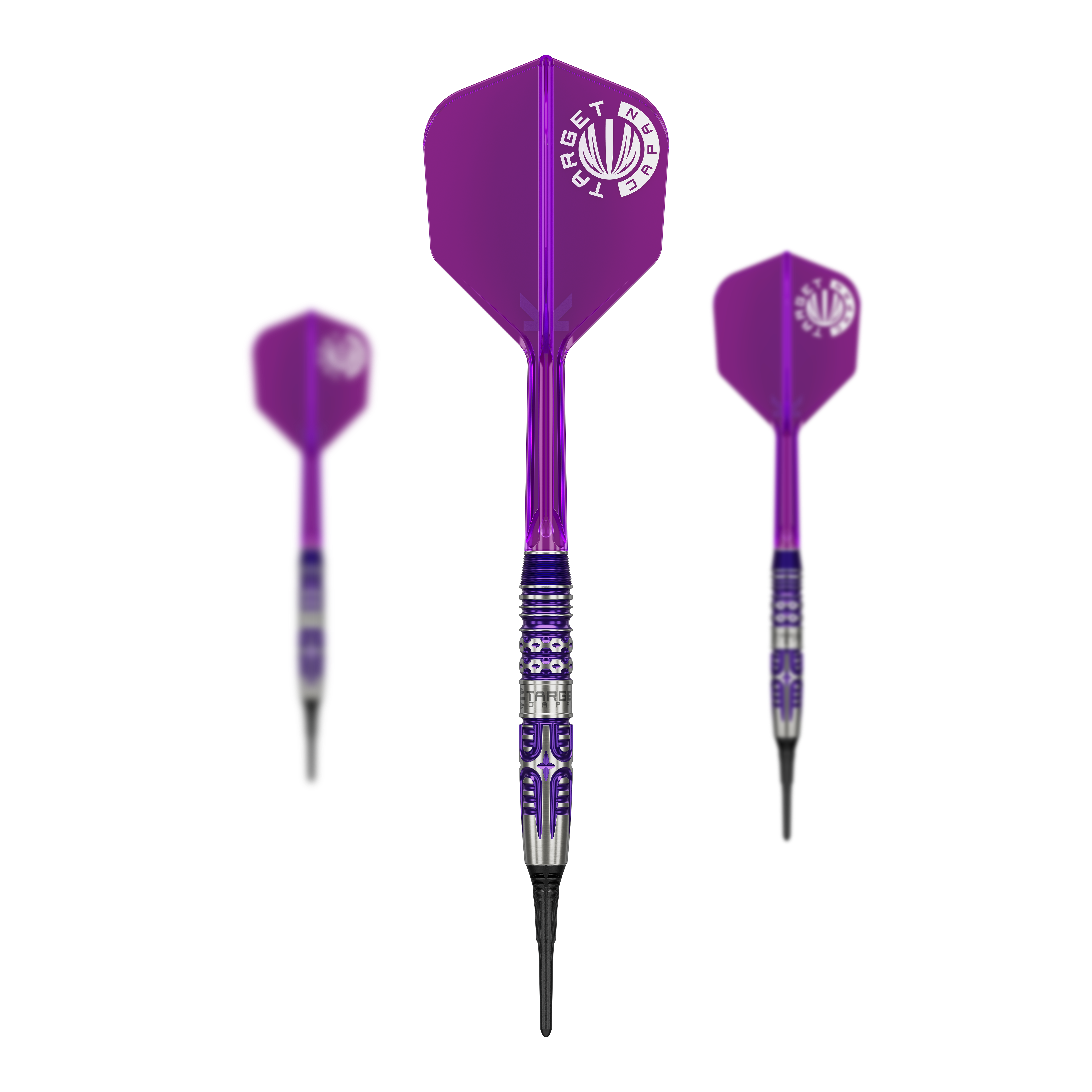 Target Japan Endeavor Kasumi Sato GEN3 Soft Darts - 19g Auf dem Bild sind die Target Japan Endeavour Kasumi Sato GEN3 Softdarts - 19g als Set dargestellt. Dieses Set eignet sich für professionelle Dartspiele.