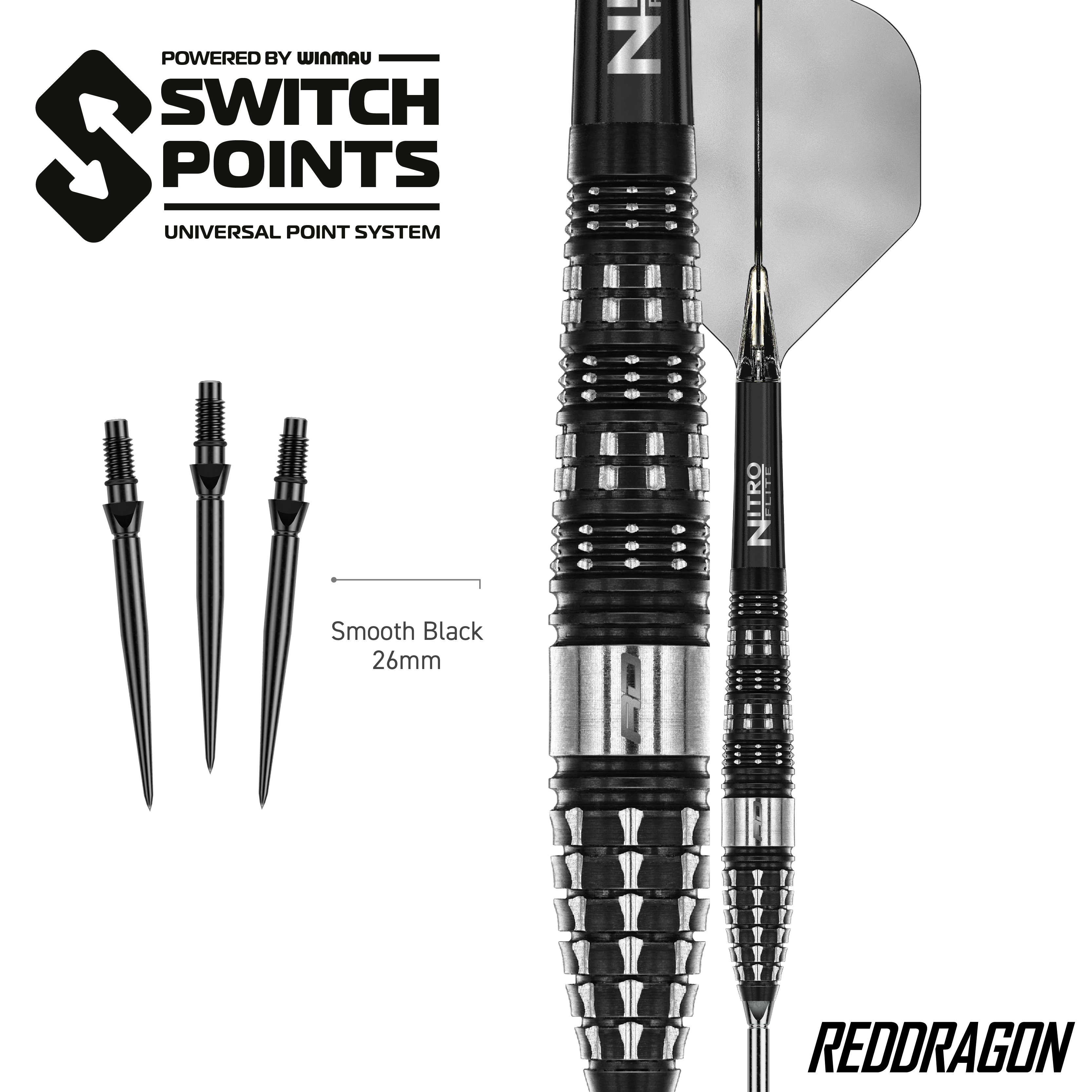 Red Dragon Verkenning Torpedo Stalen Pijltjes Hier sind die Red Dragon Recon Torpedo Steeldarts - 23g abgebildet. Die Steeldarts werden in einer anderen Ansicht präsentiert.