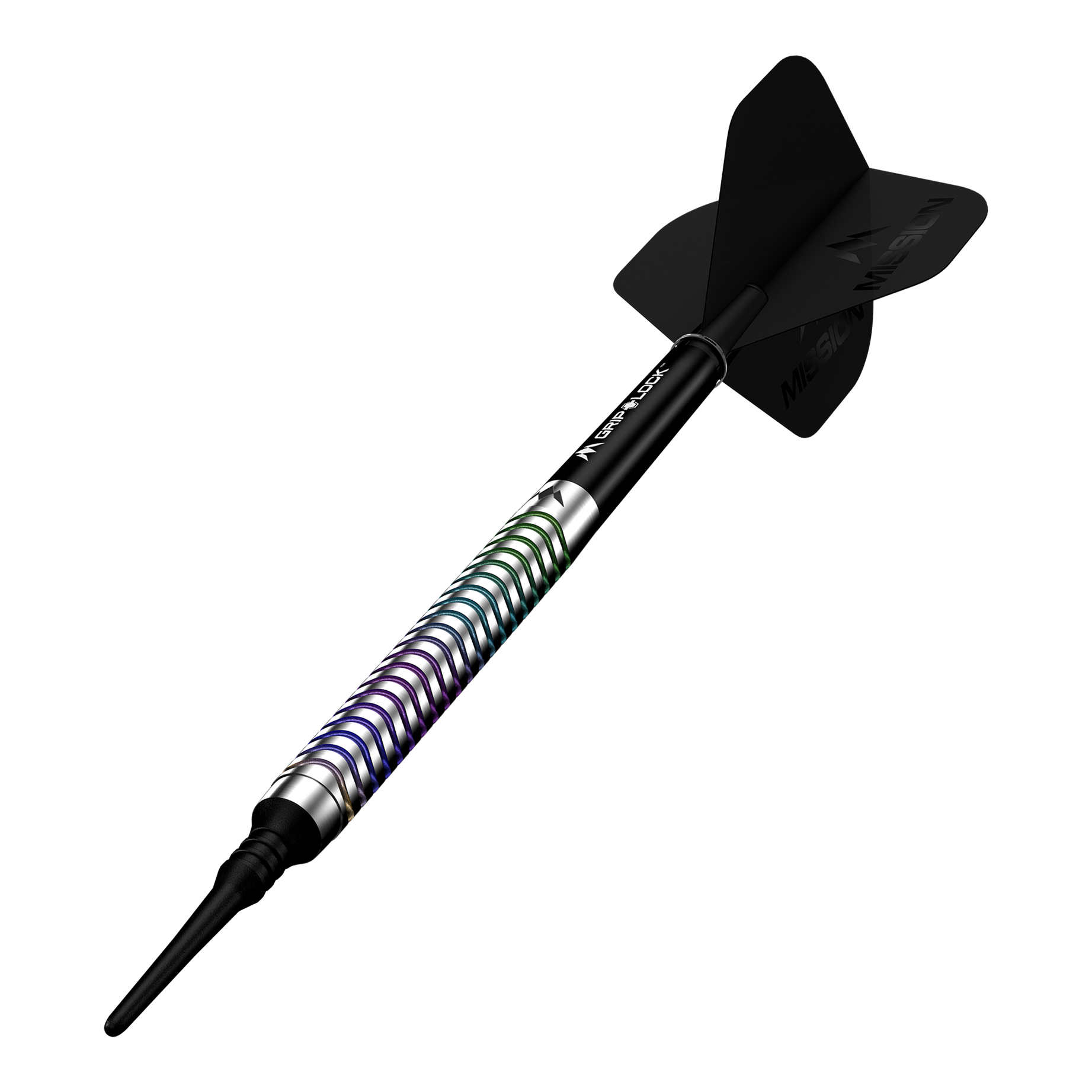 Mission Mirage Softdarts - 20g wird hier gezeigt. Das Bild zeigt die Softdarts aus nächster Nähe.