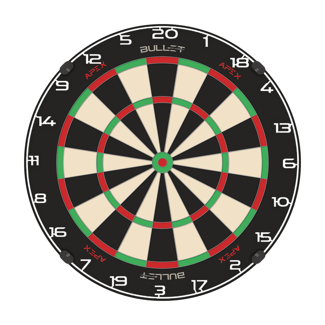 Bild mit dem Dateinamen BT1000100_Bullet_Dartboard_Zahlenring_Wei_2. Das Bild zeigt vermutlich einen weißen Zahlenring für eine Dartscheibe.