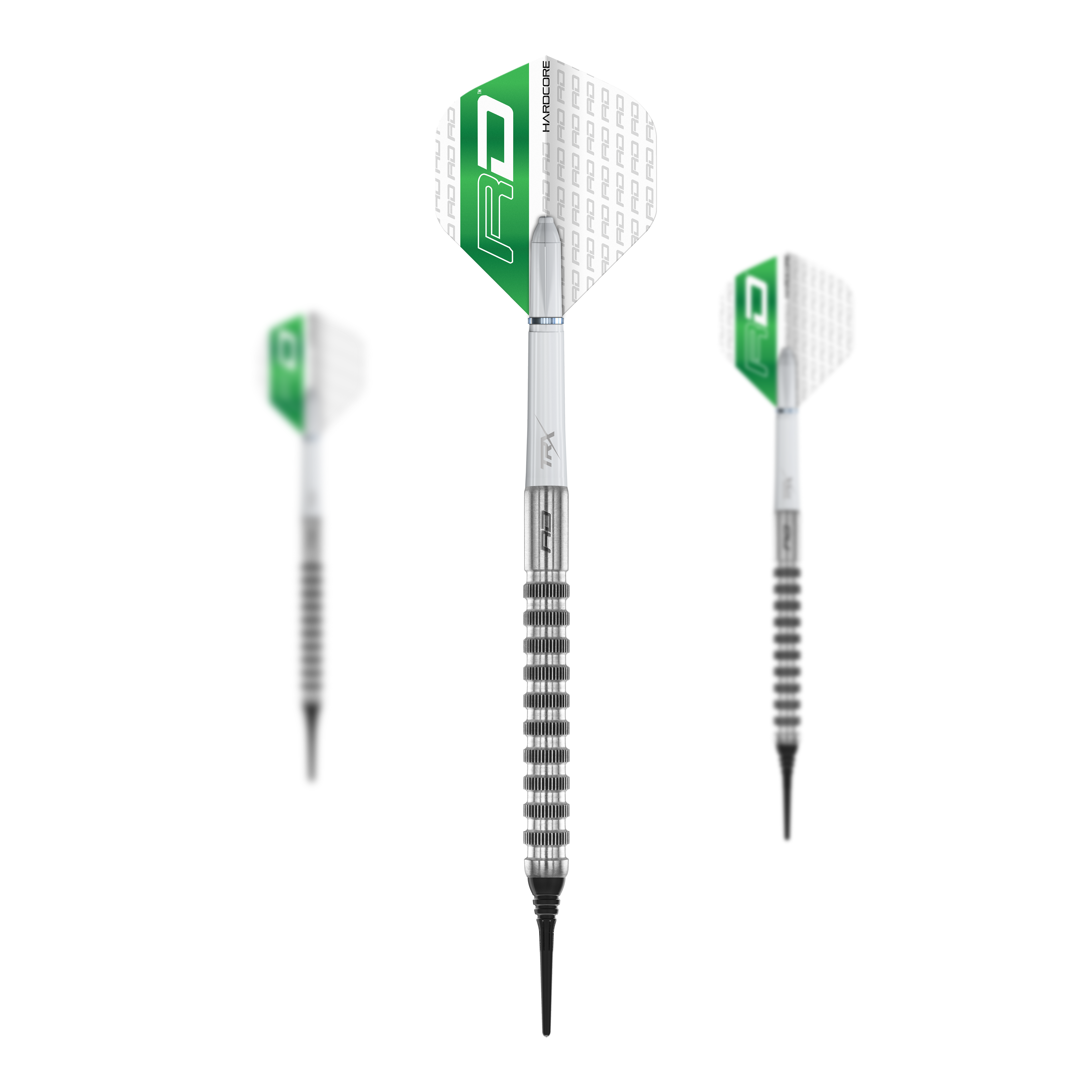 Red Dragon Javelin Speedline Zachte Darts - 20g Abgebildet ist ein Set Red Dragon Javelin Speedline Softdarts - 20g. Die Pfeile zeigen eine feine Gravur.