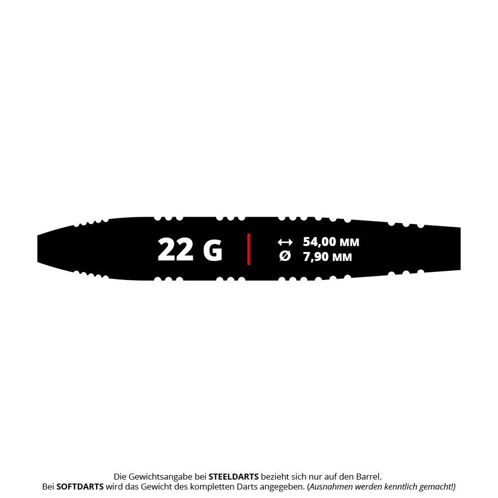 Mission Javan Messing Stalen Darten - 22g