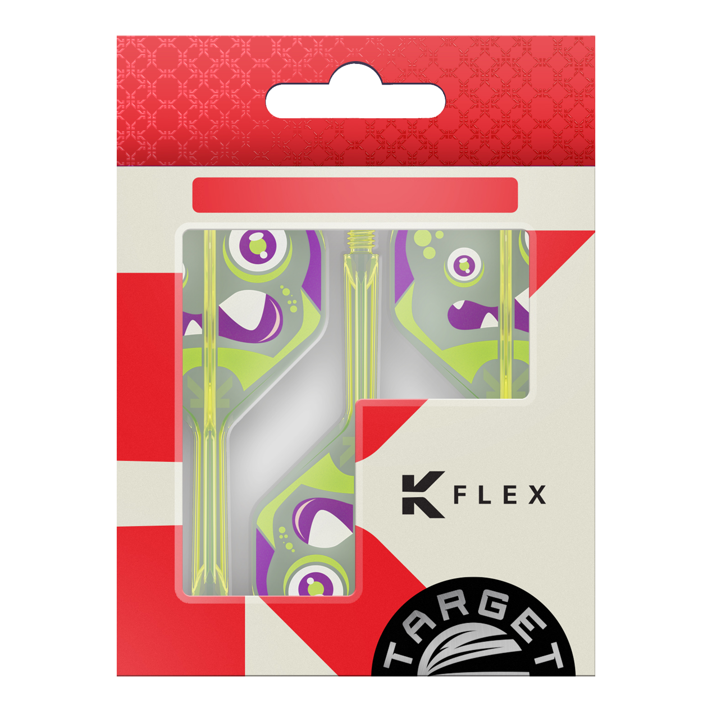 Target Japan K-Flex Xeno No2 standaardvluchten Zu sehen sind die Target Japan K-Flex Xeno No2 Standard Flights. Sie werden als Dartflights verwendet.