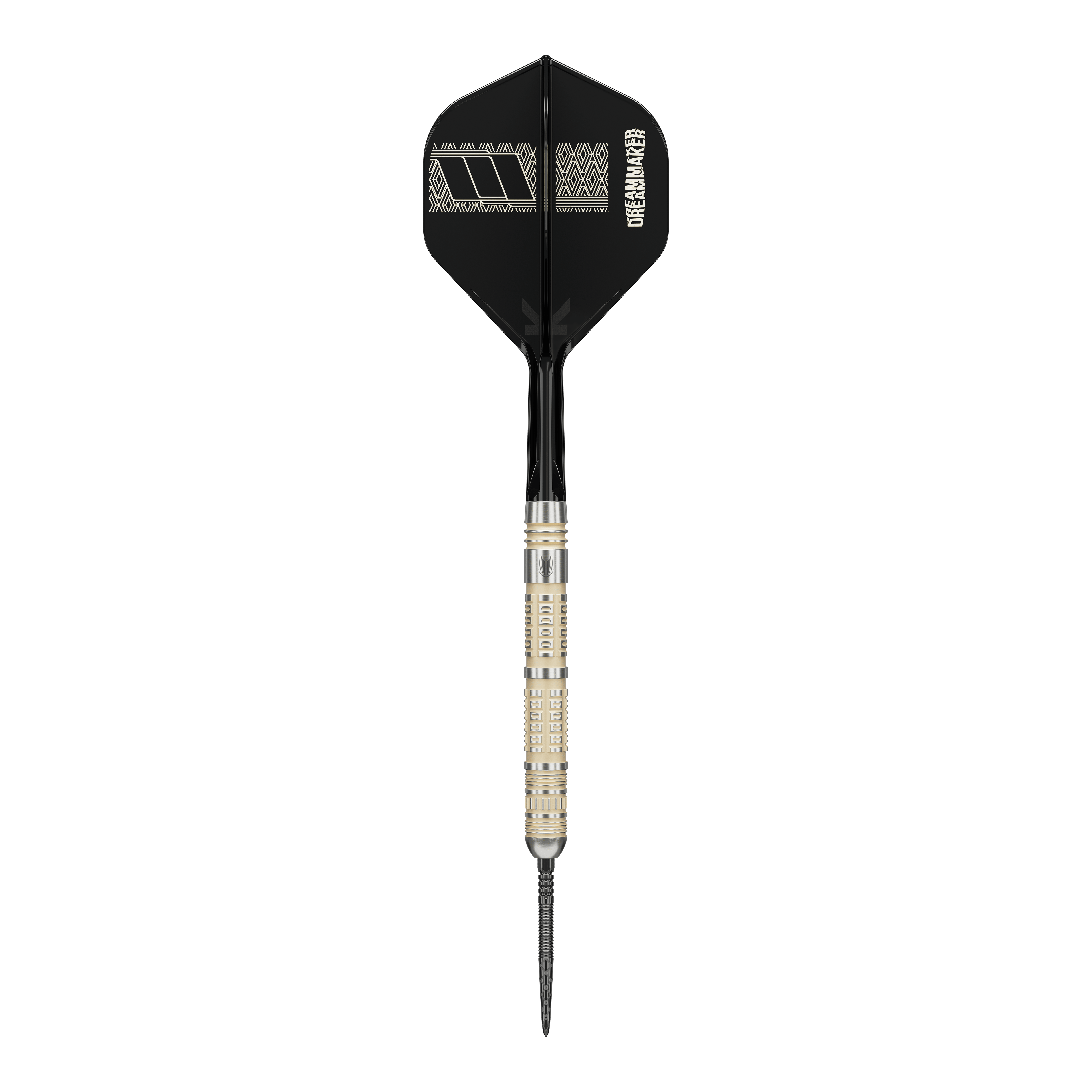 Target Dimitri Van Den Bergh 95K Swiss Point Steel Darts Zu sehen sind die Target Dimitri Van Den Bergh 95K Swiss Point Steeldarts. Die Abbildung gibt einen Eindruck vom Produktdesign.