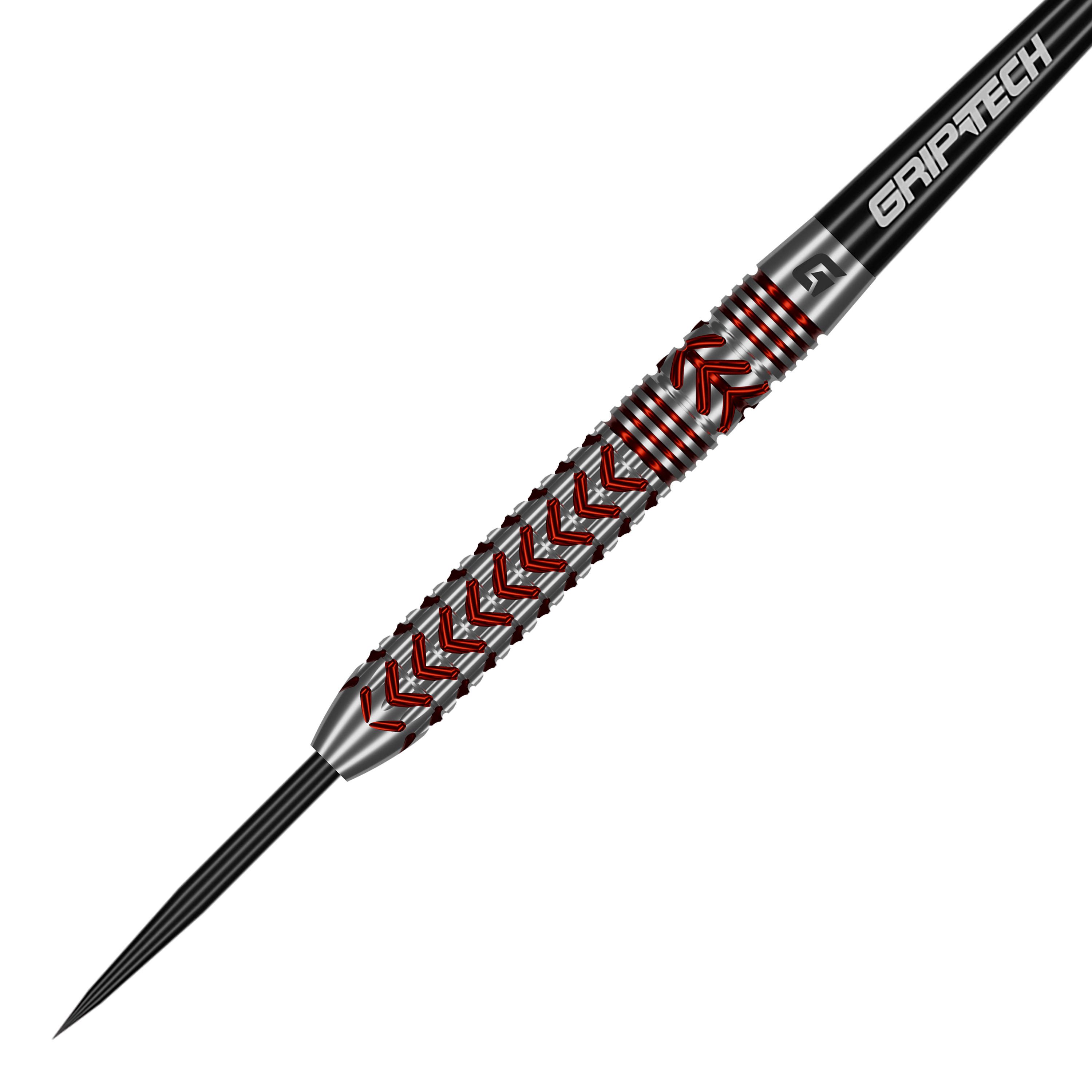 GOAT Curveball stalen dartpijlen Hier sieht man die GOAT Curveball Steeldarts. Das Produkt ist aus nächster Nähe fotografiert.