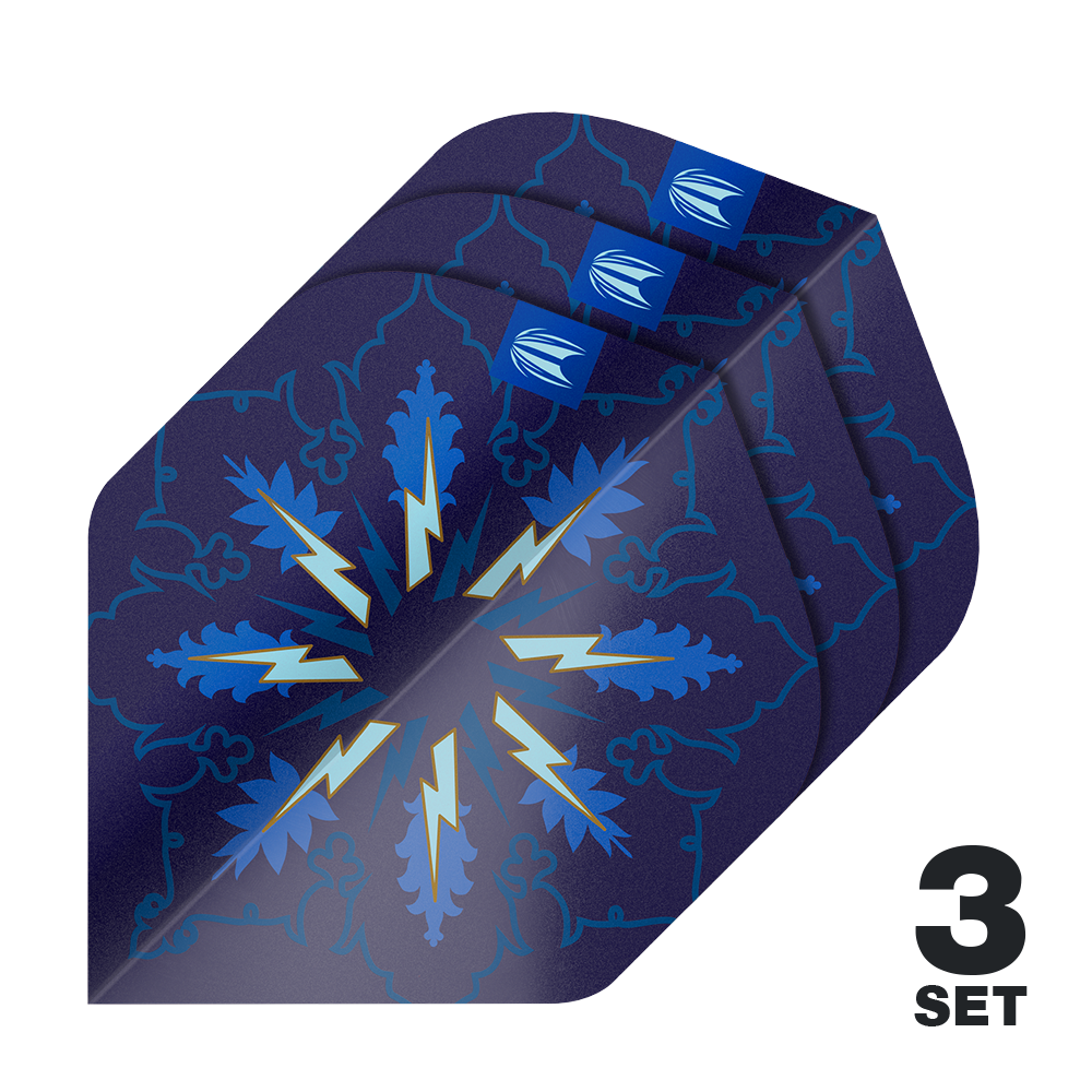 Target ProUltra Phil Taylor Power Gx2 No2 Standaardvluchten - 3 sets Darstellung der Target ProUltra Phil Taylor Power Gx2 No2 Standard Flights - 3 Sets. Die Flights sind in einem markanten Design gestaltet.