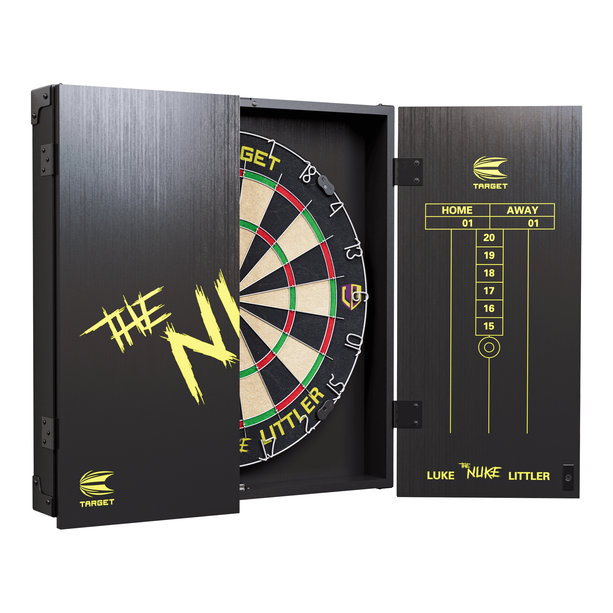 Target Luke Littler Kabinet Dartboard Set