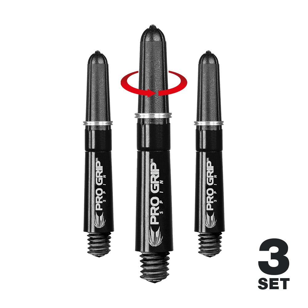 Target Pro Grip Spin Shafts - 3 Sets - Zwart