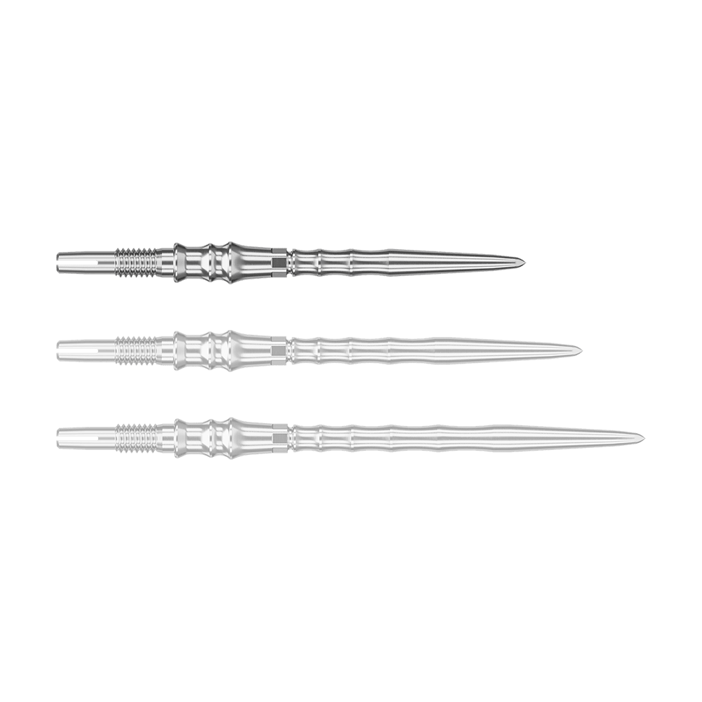 Target Japan Premium Swiss Point Dart Tips - Zilver Das Bild zeigt Dartspitzen in Silber. Die Datei heißt "340379_Target_Japan_Premium_SwissPoint_Dartspitzen_Silber_30mm_1".