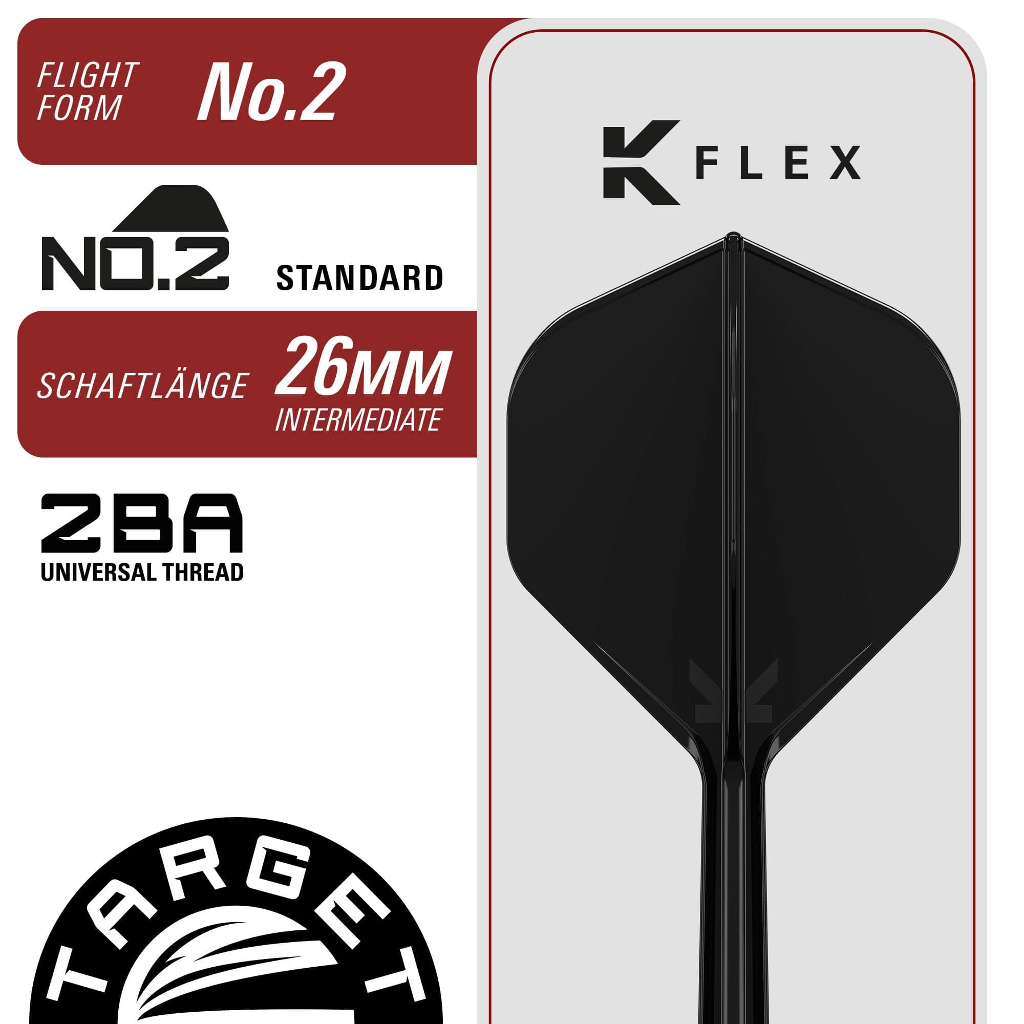 Target Japan Black Marque Eclipse Swiss Point stalen dartpijlen - 23 g Das Bild stellt die Target Japan Black Marque Eclipse Swiss Point Steeldarts - 23g dar. Sie zeichnen sich durch ihr schwarzes Design und hochwertige Verarbeitung aus.