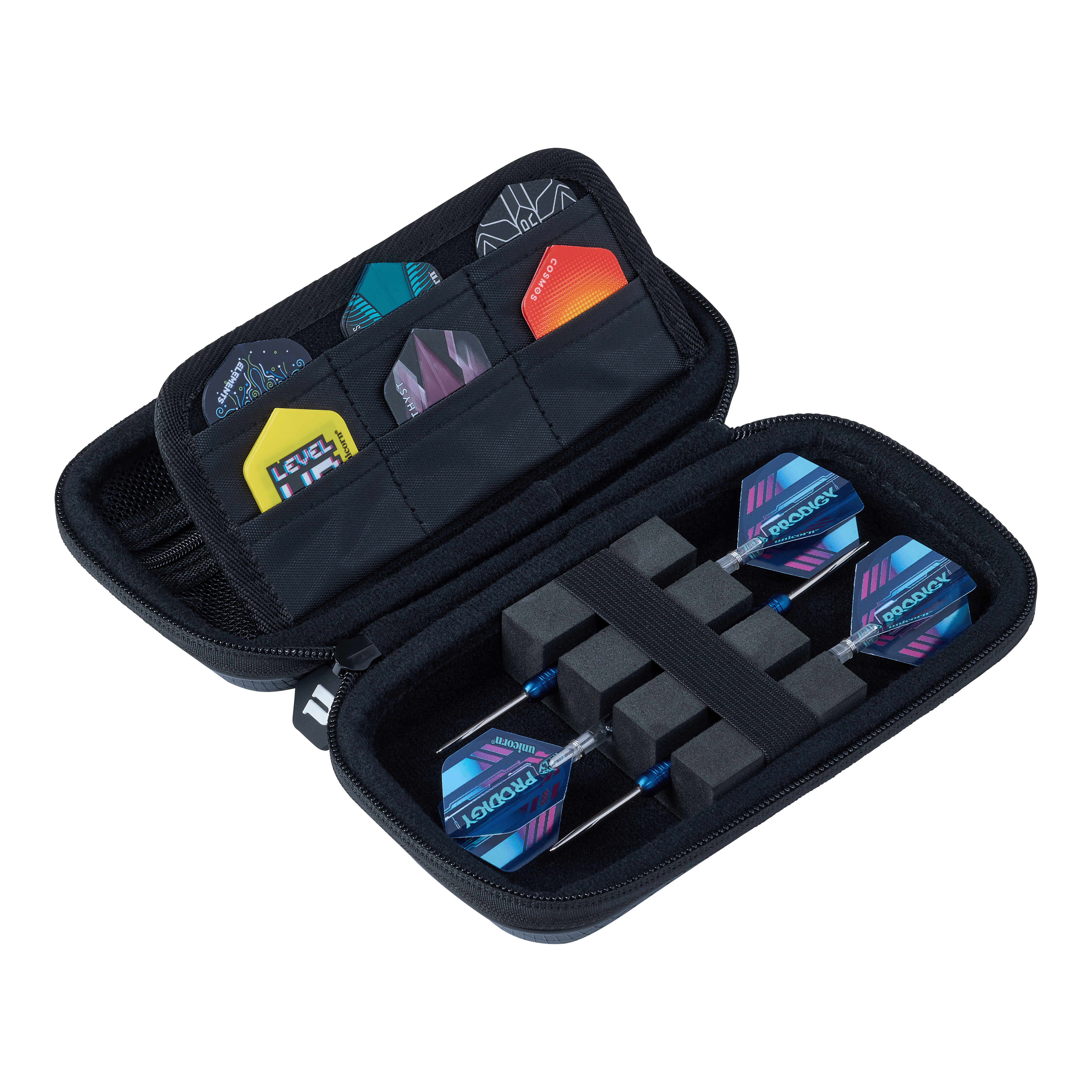 Unicorn Vanguard Small Dartcase - Grijs Zu sehen ist das Unicorn Vanguard Small Dartcase in Grau. Es eignet sich zur sicheren Aufbewahrung von Darts.