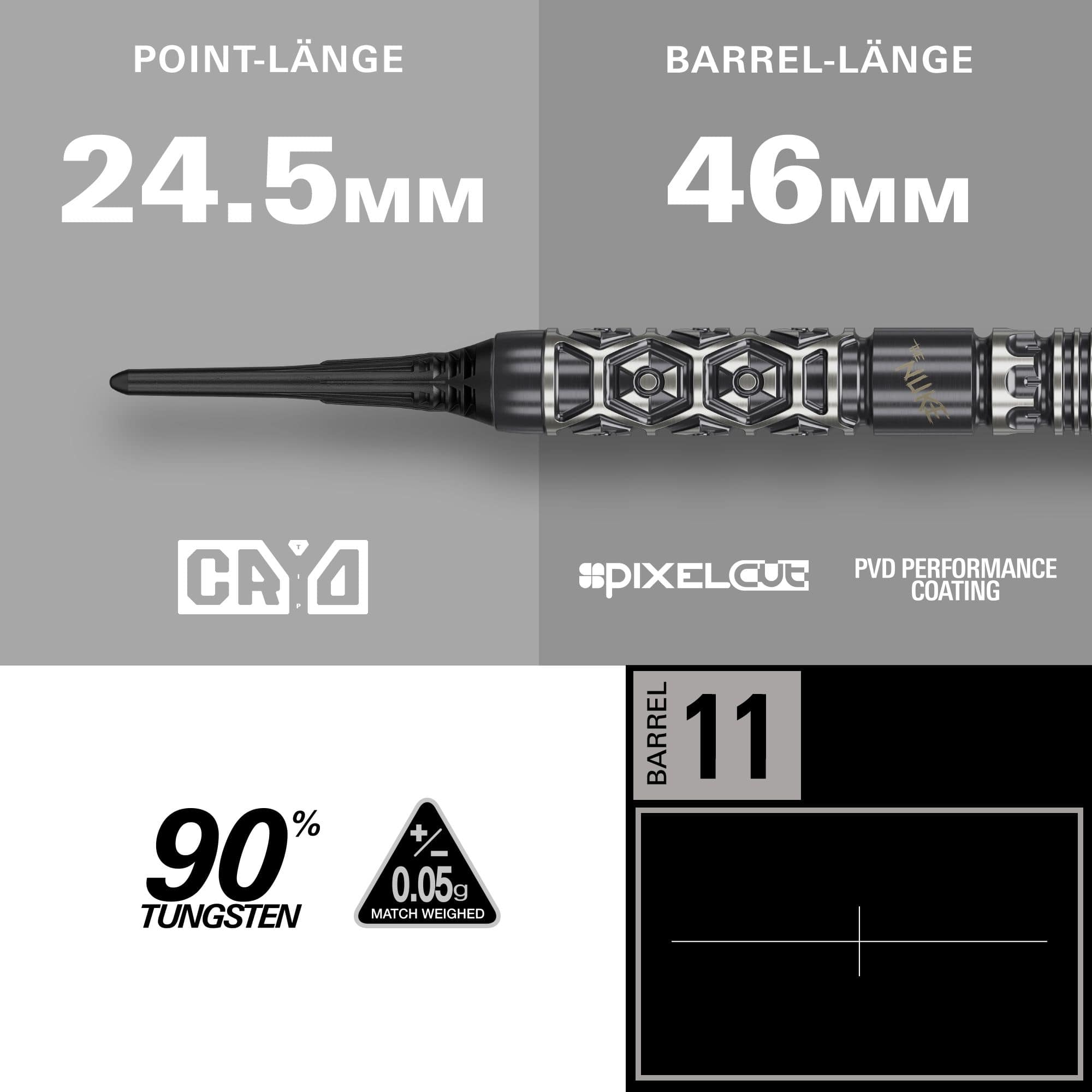 Target Luke Littler Nuke Fallout Soft Darts - 19 g