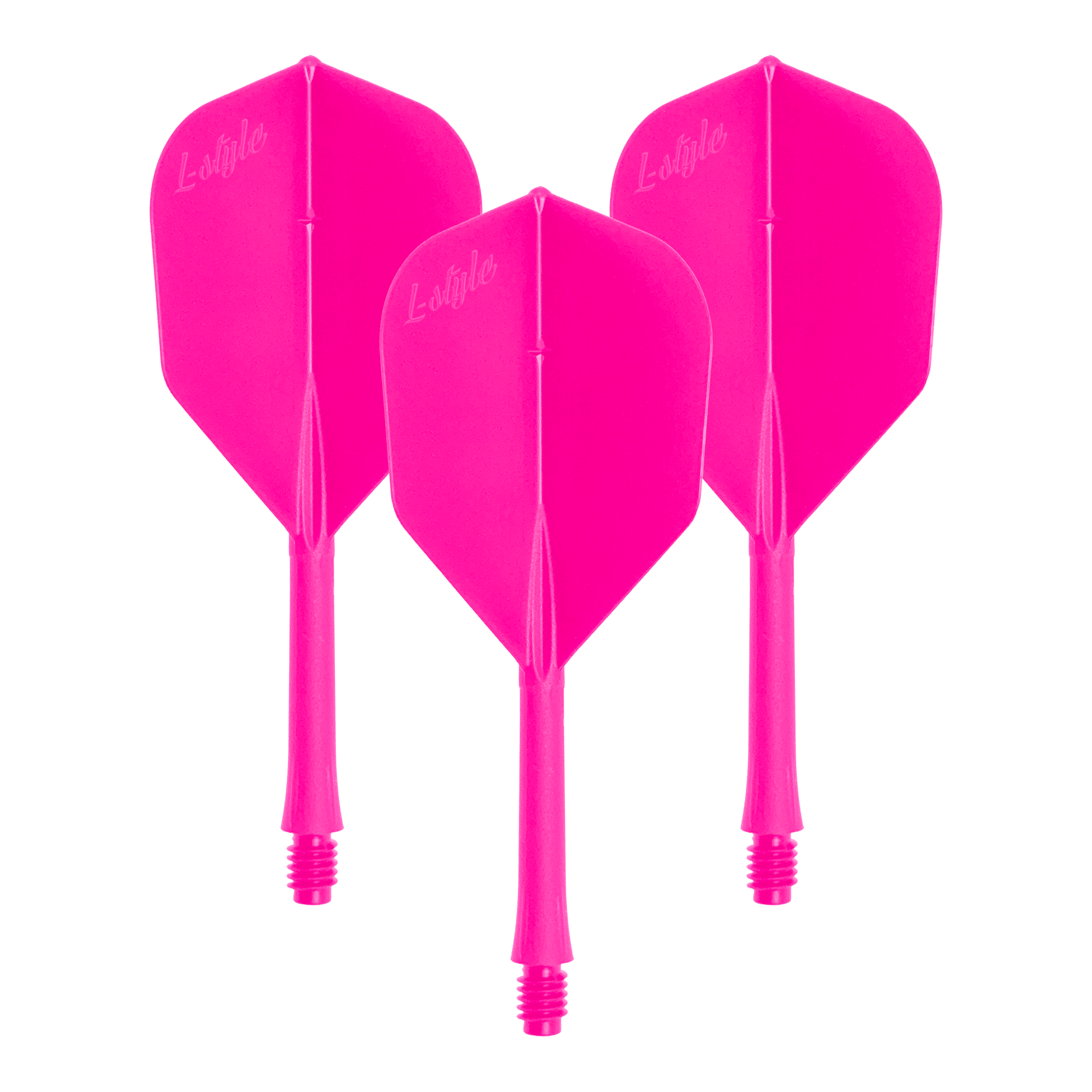 L-Style BarVluchten 2BA L3 - 260 Das Bild zeigt einen Dart-Flug in Neon-Pink. Gezeigt wird der Artikel 'LSF-905_L-Style_BarFlight_NeonPink_1Set'.