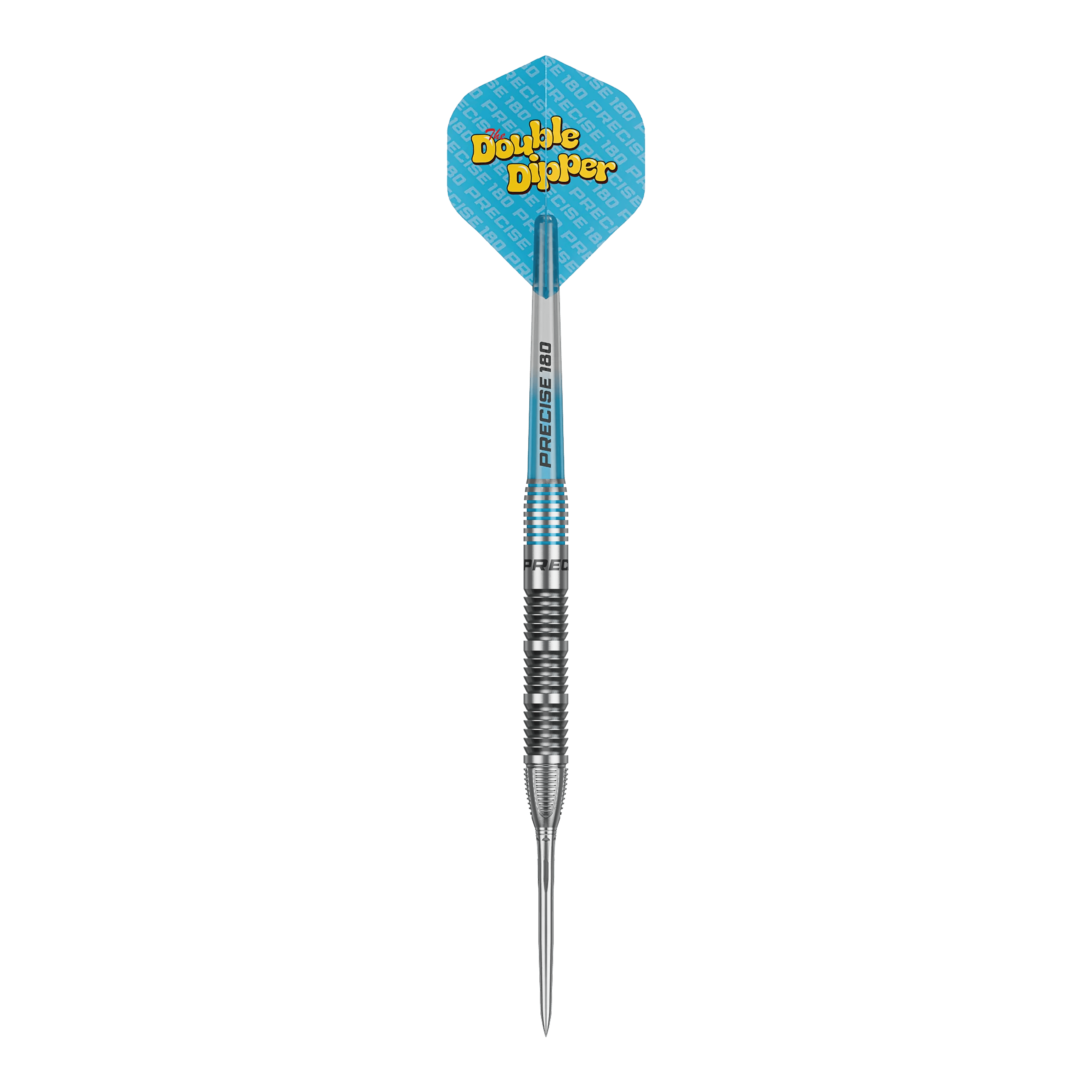 Precise 180 Bela Schugmann Double Dipper V1 stalen dartpijlen Dies ist ein Bild der Precise 180 Bela Schugmann Double Dipper V1 Steeldarts. Die Steeldarts sind für präzises Dartspiel gestaltet.
