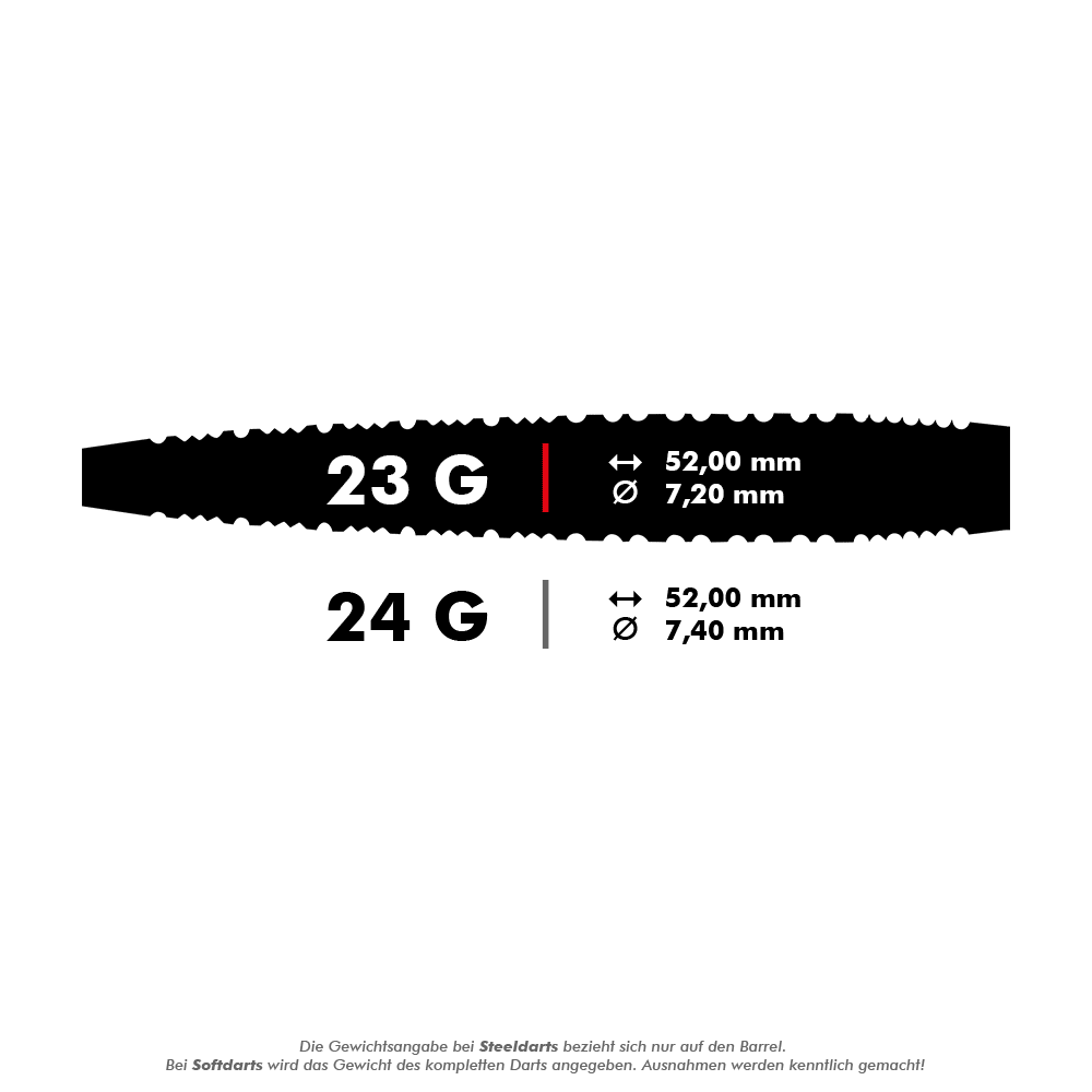 Shot van Celt Toranos stalen darts