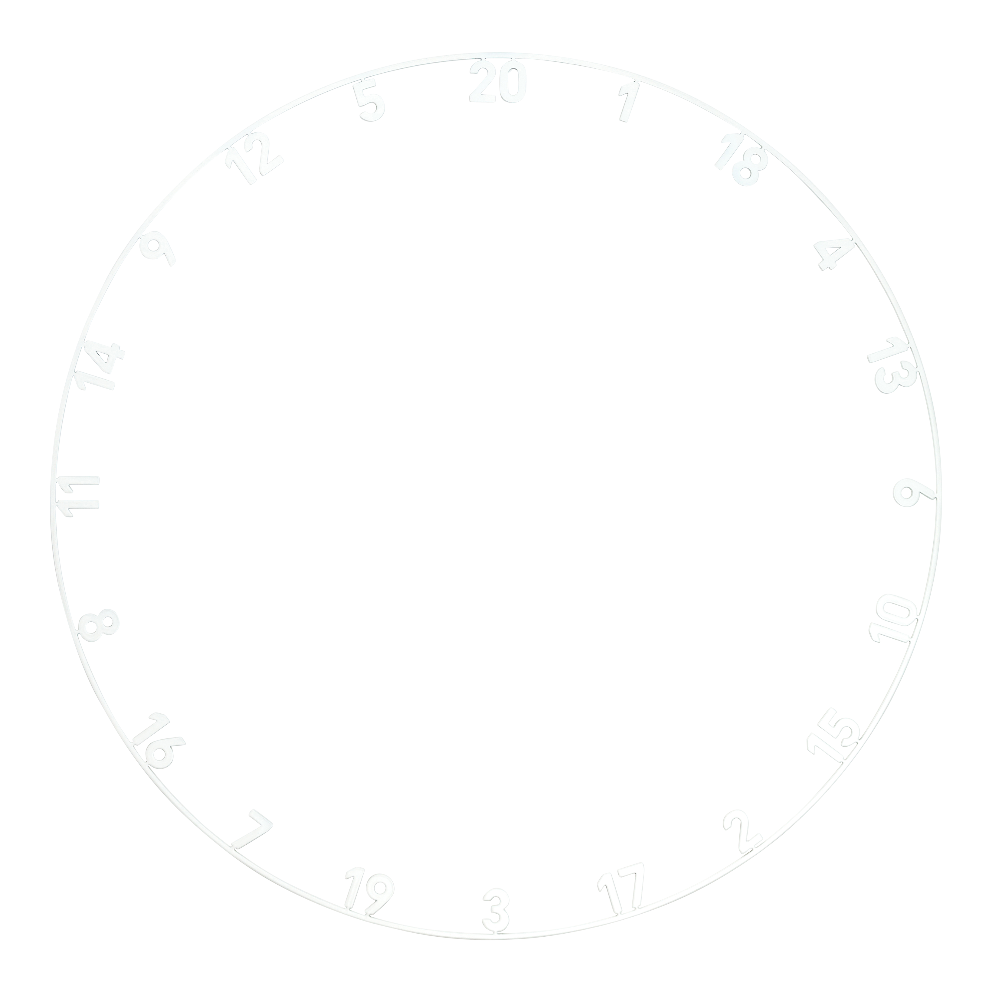 Precise 180 Endorphine Steel Dartbord met genummerde ring - Klassiek wit Abgebildet ist das Precise 180 Endorphine Steeldartboard mit Nummernring in Weiß. Das Produkt eignet sich ideal für Dartspieler aller Leistungsstufen.