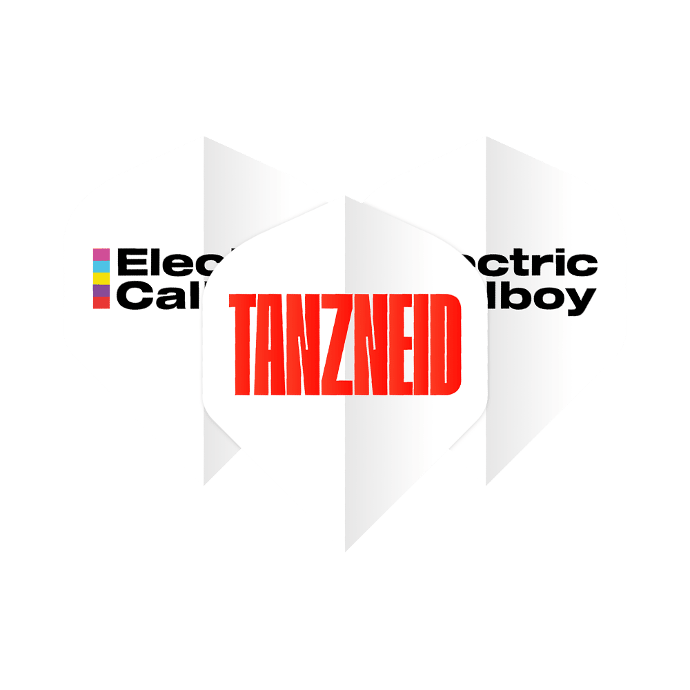 Elektrische Callboy Tanzneid Flight Pack - 10 sets Zu sehen ist das Electric Callboy Tanzneid Flight Pack - 10 Sets. Das Flight Pack ermöglicht eine individuelle Zusammenstellung für Darts.