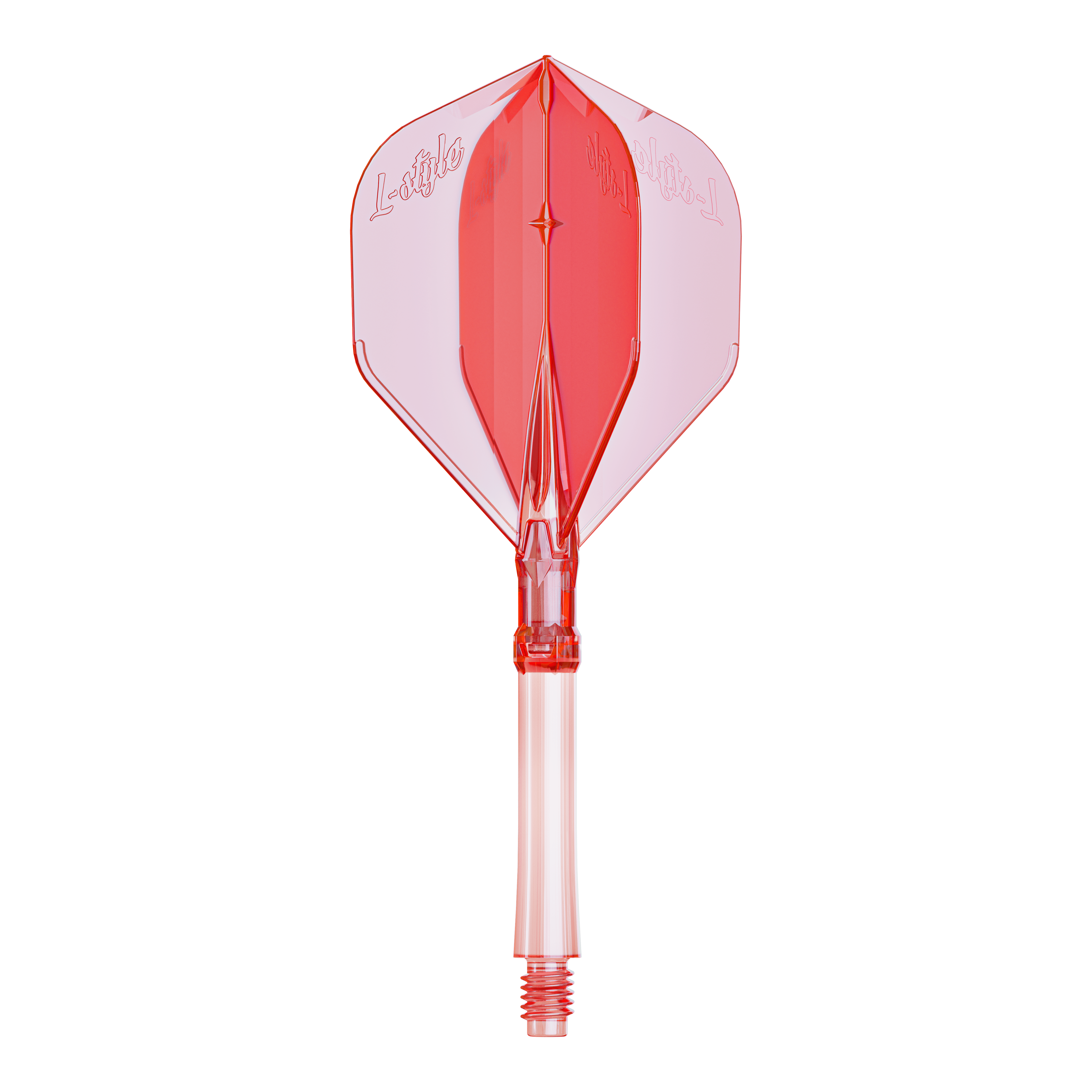 L-Style L-systeem vluchten - Helderrood Große Dart-Flights in klarem Rot, vermutlich für den Systemtyp L. Diese Flights eignen sich zum Austausch oder Aufrüsten von Darts.