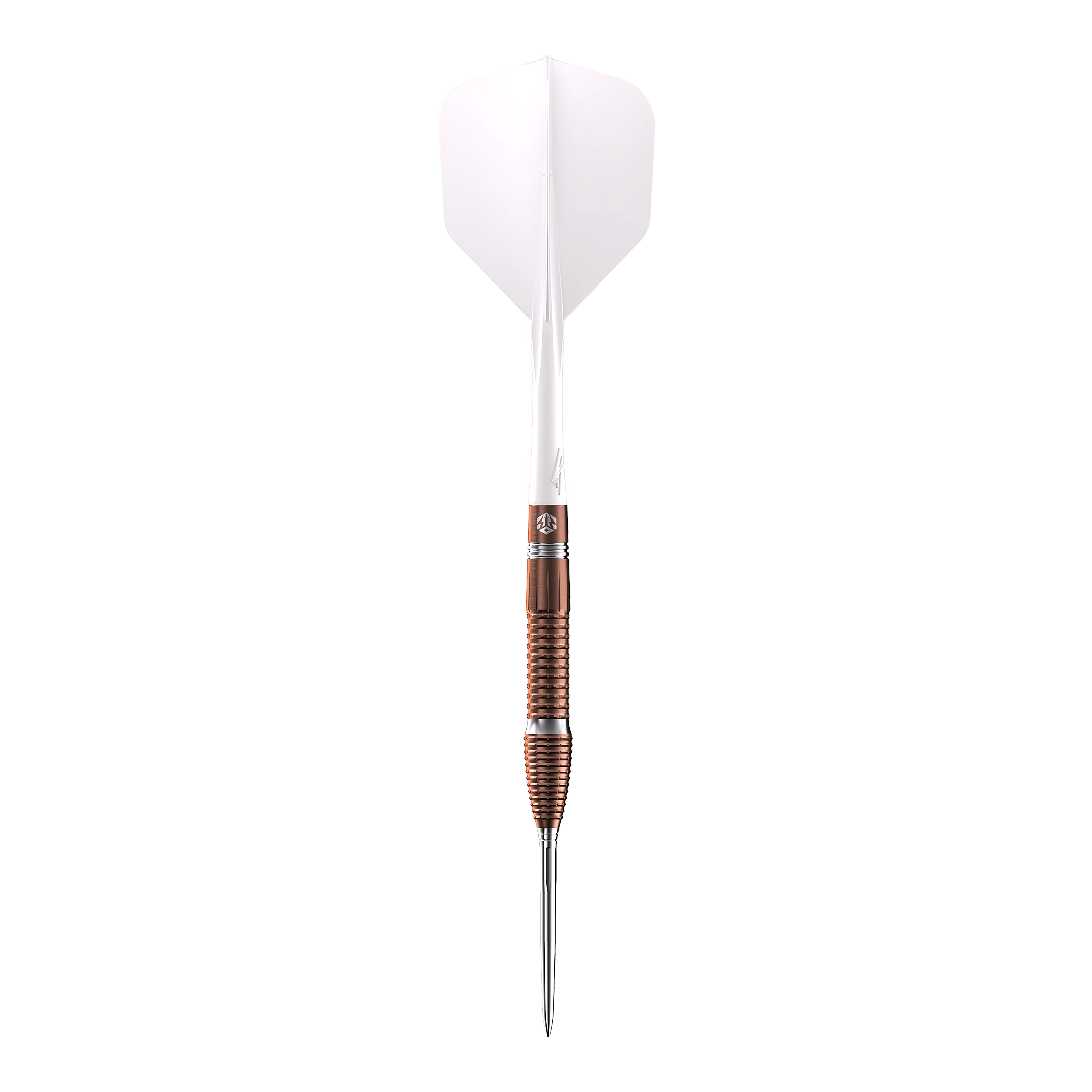 Caliburn Big Cats Lion stalen dartpijlen Zu sehen ist ein einzelner Steeldart aus der Caliburn Big Cats Lion Serie. Die Struktur und Details des Darts sind klar zu erkennen.