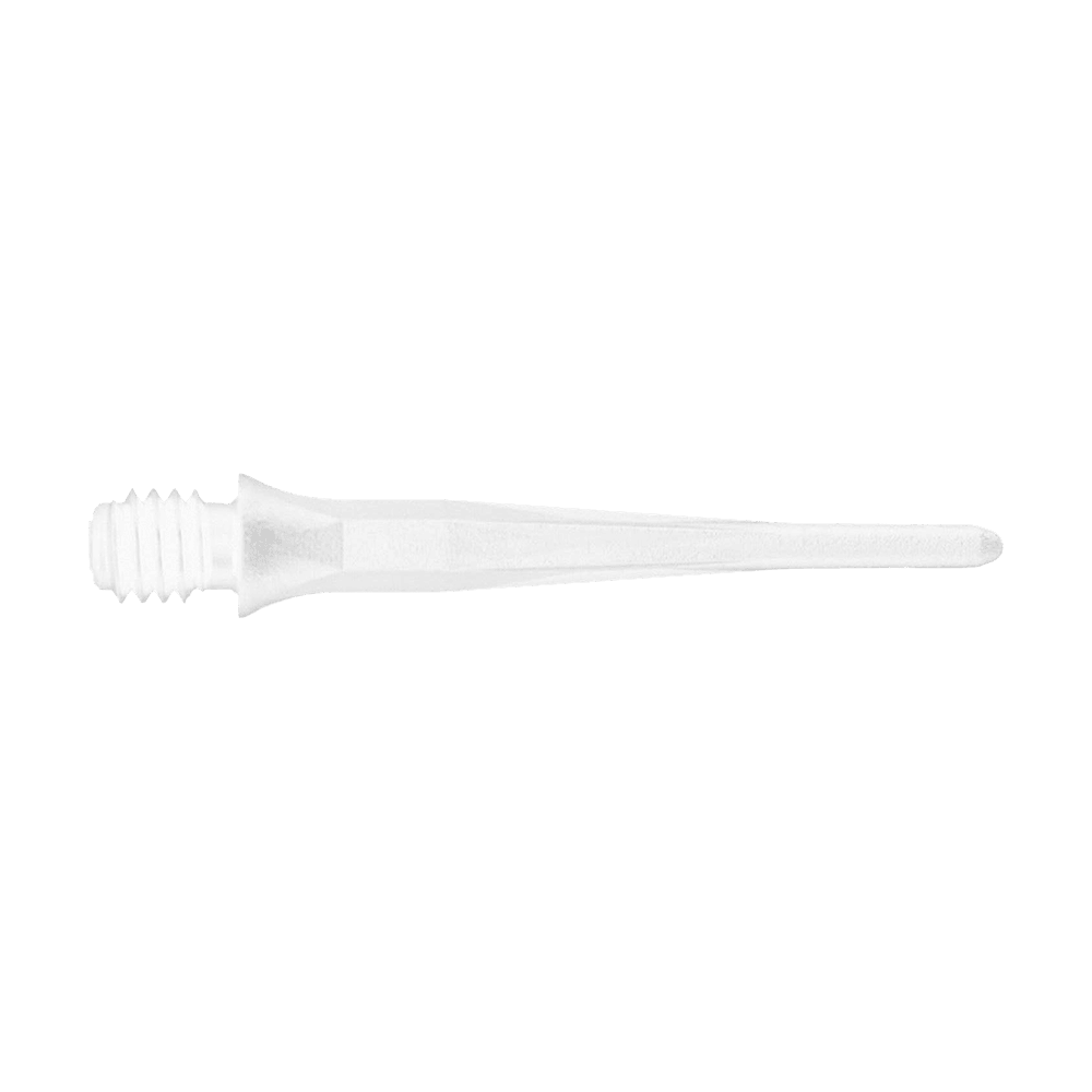 Caliburn 2BA Soft Dart Tips Wit - Verpakking van 50 stuks Gezeigt werden Caliburn 2BA Softdartspitzen in Weiß als praktischer 50er Pack. Diese weißen Softdartspitzen sind für viele Darts geeignet.