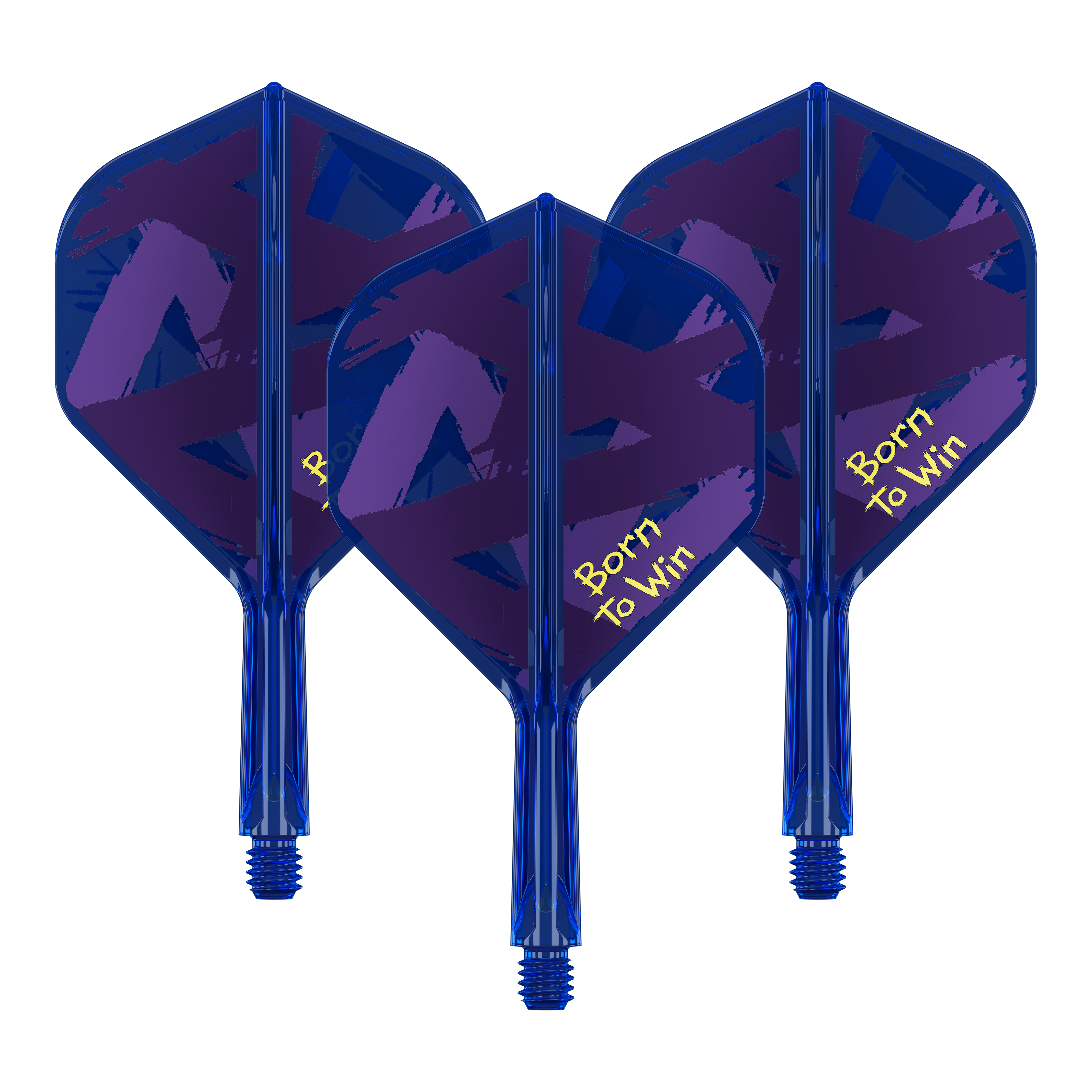 Target K-Flex Luke Littler Born To Win Wereldkampioen Nr. 2 Standaard Flights Ein Set von Dartflights im Standardformat ist abgebildet. Die Flights zeigen ein gleichmäßiges Muster.
