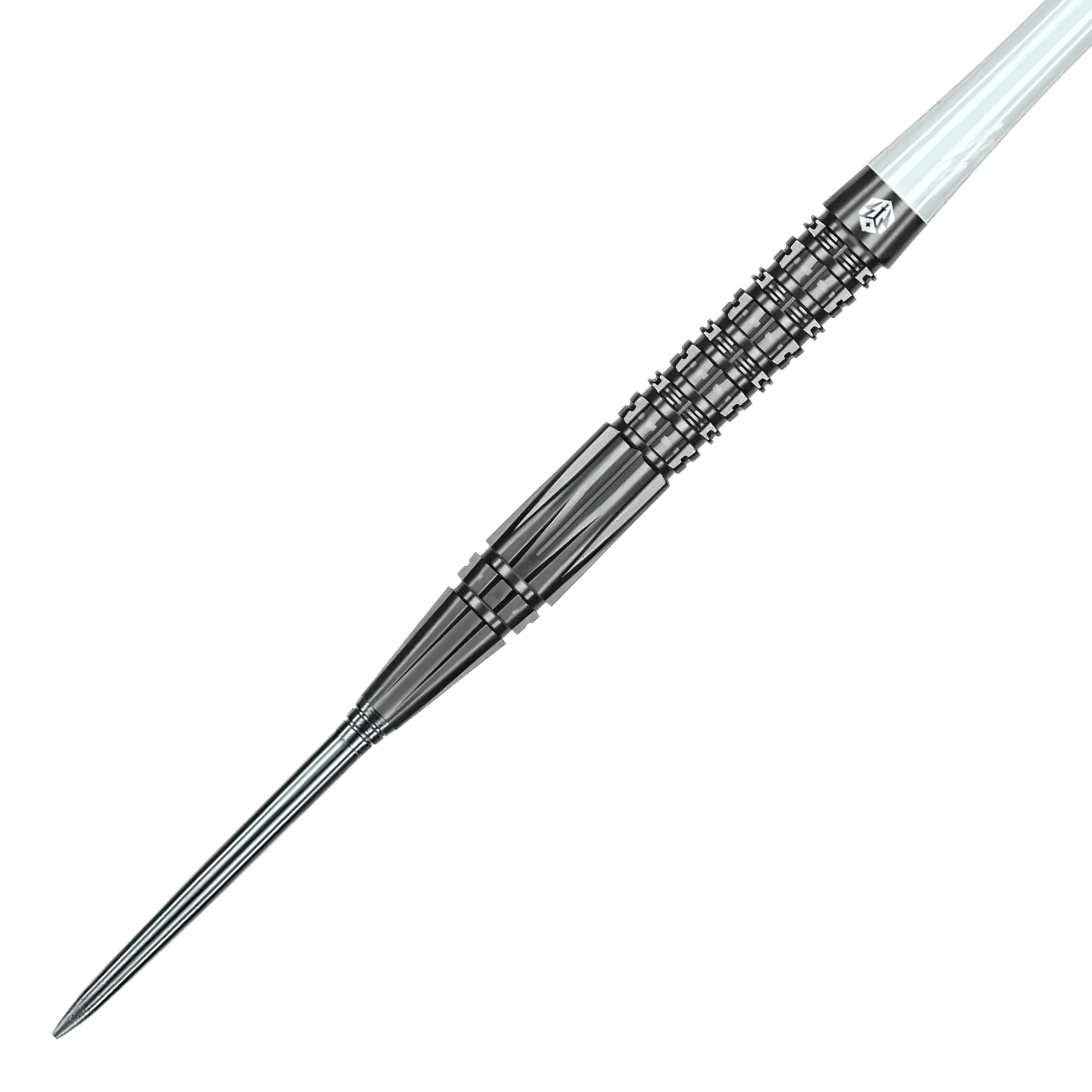 Caliburn Prisma P2 stalen dartpijlen - 20,5 g Die Abbildung zeigt die Caliburn Prisma P2 Steeldarts mit einem Gewicht von 20,5g. Das Produkt eignet sich ideal für Steeldartspieler.