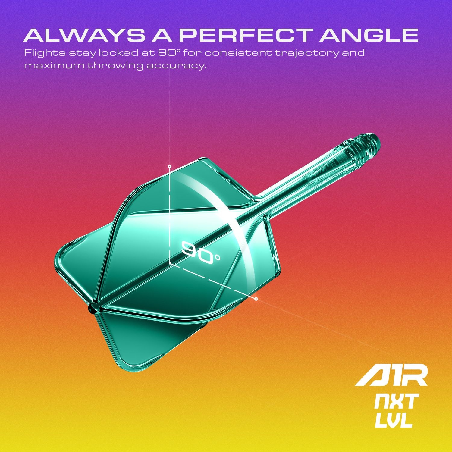 GOAT A1R No6 Flight Shaft System - Groen Abgebildet ist das GOAT A1R No6 Flight-Shaft-System in Grün. Dieses Produkt wird für Darts verwendet.