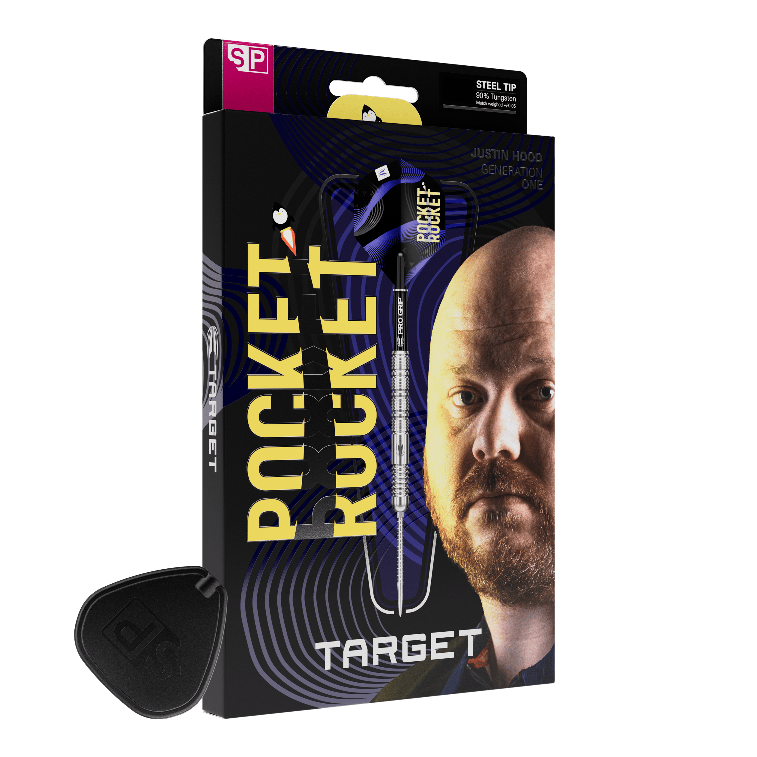 Target Justin Hood Swiss Points stalen dartpijlen - 23 g