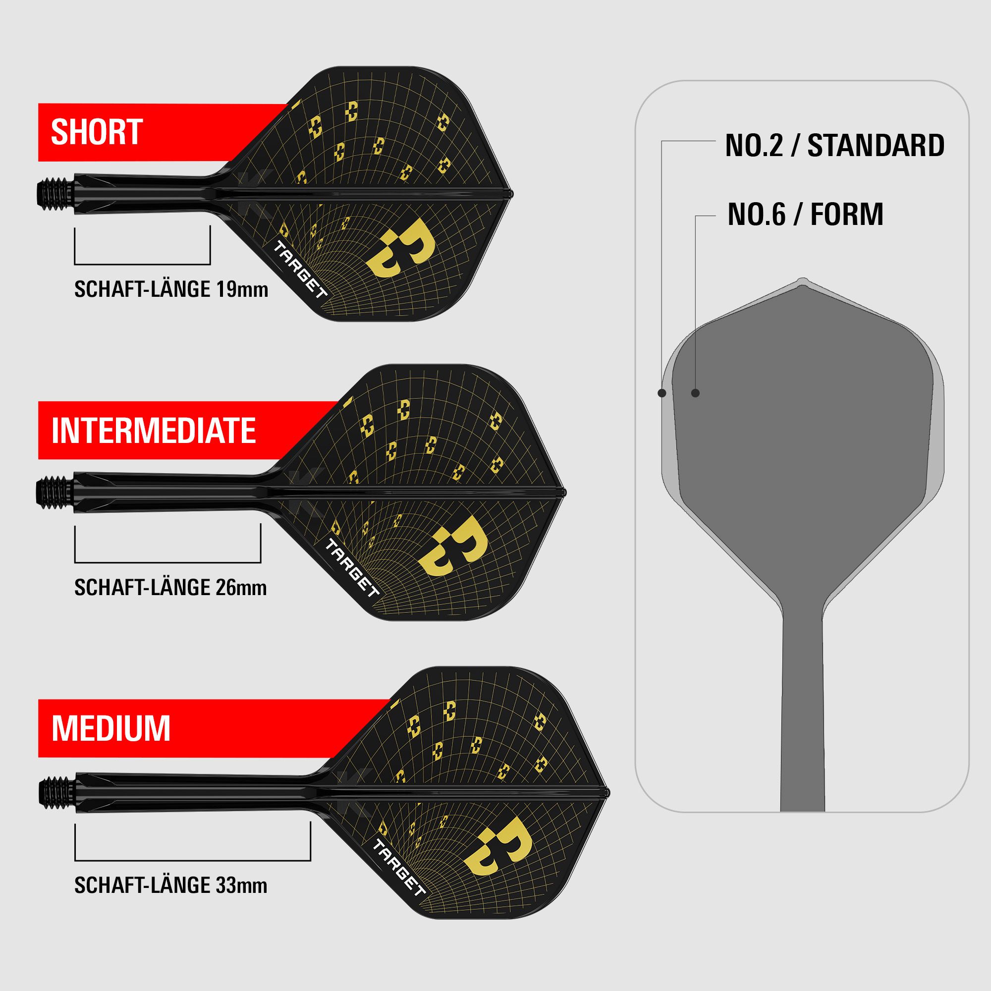 Target K-Flex Bolide No2 Standaardvluchten Abgebildet sind Target K-Flex Bolide No2 Standard Flights. Diese Standard-Flights bieten verlässliche Qualität für Darts.