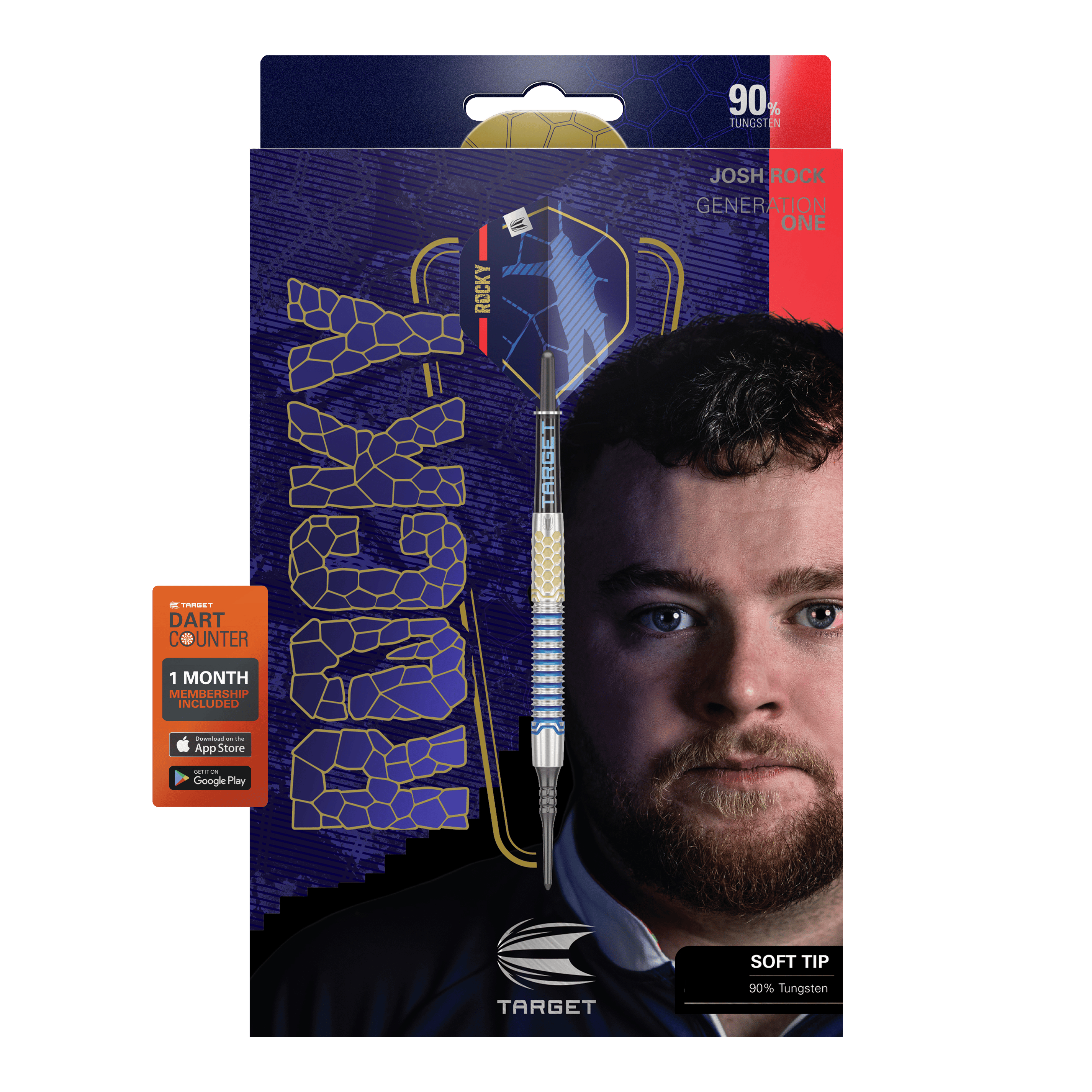 Target Josh Rock GEN1 Zachte darts - 20 g