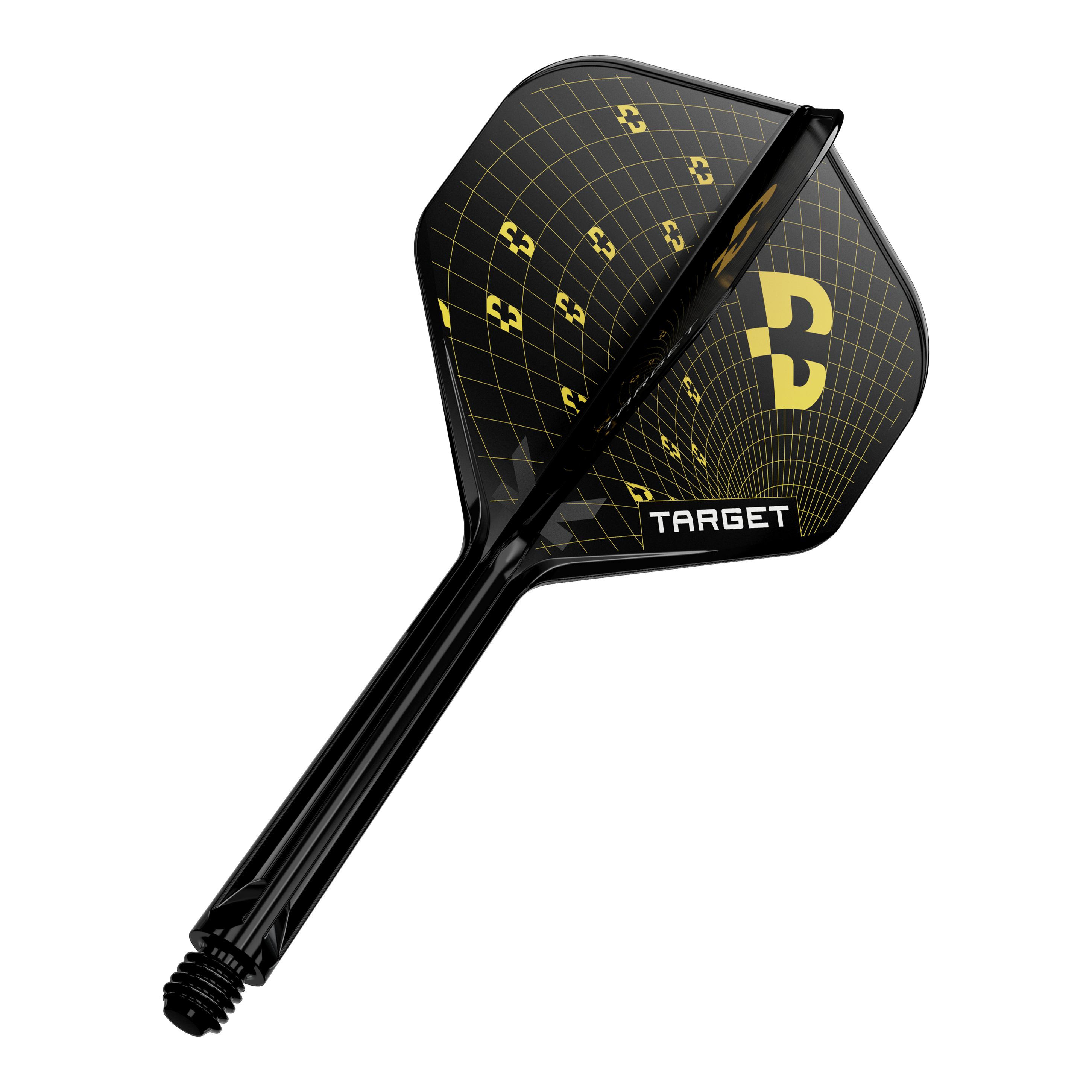 Target K-Flex Bolide No2 Standaardvluchten Abgebildet ist ein einzelnes Target K-Flex Bolide No2 Standard Flight mit 33mm Länge. Das Dart Flight ist deutlich erkennbar.