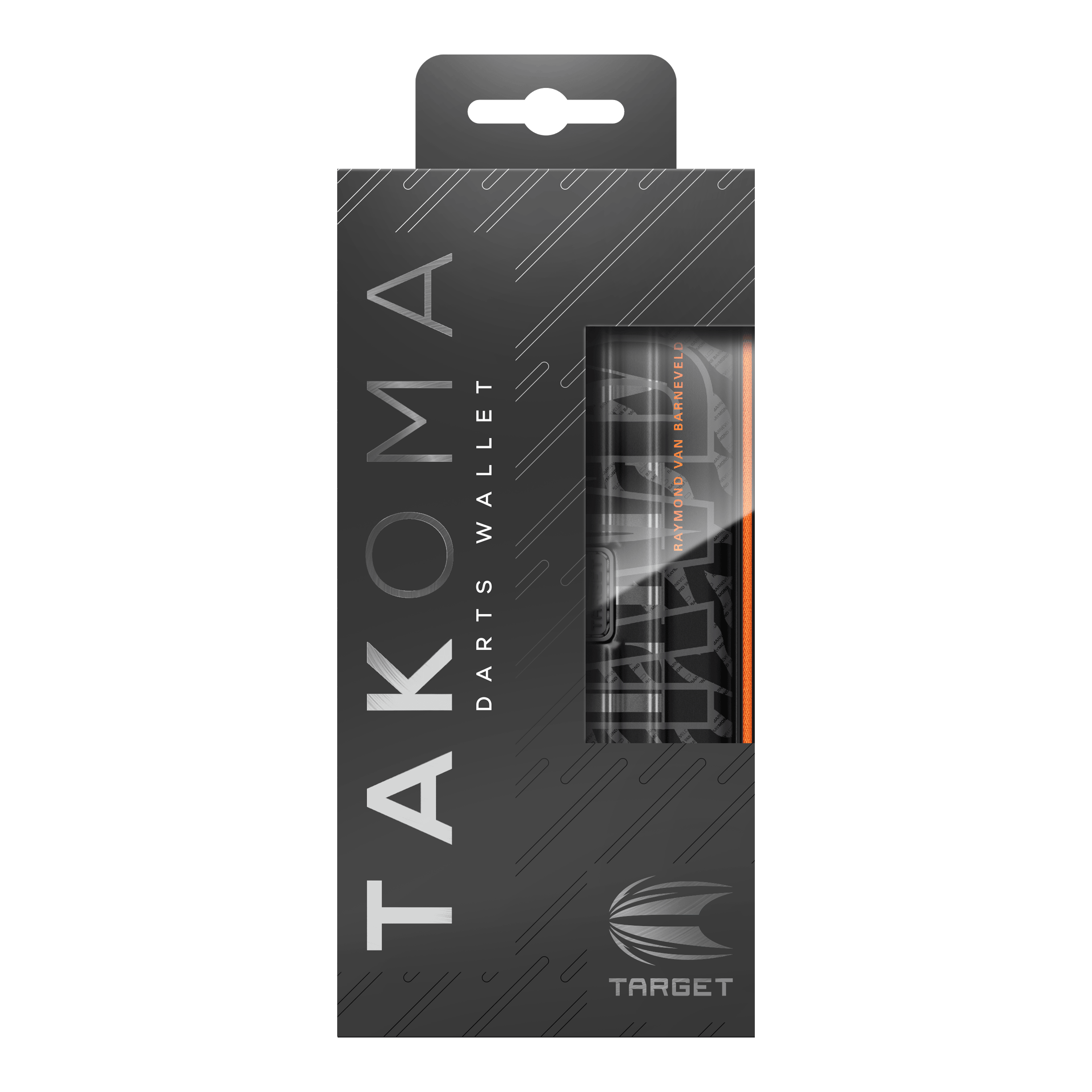 Takoma Ghost Series Raymond Van Barneveld dartkoffer Das Bild zeigt das Takoma Ghost Series Raymond Van Barneveld Dartcase. Es handelt sich um ein spezielles Dart-Etui für Dartzubehör.