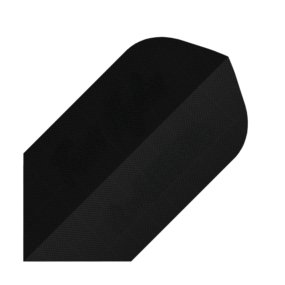 Nylon stoffen flightetjes - Slank - ZWART Dies ist ein schwarzer Nylon-Stoff Slim Flight. Der Flight ist für Dartpfeile geeignet und hat eine schlanke Form.
