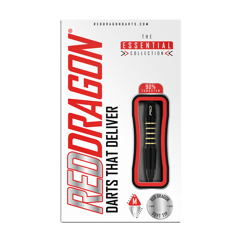 Red Dragon Clarion Black Softdarts - 20g