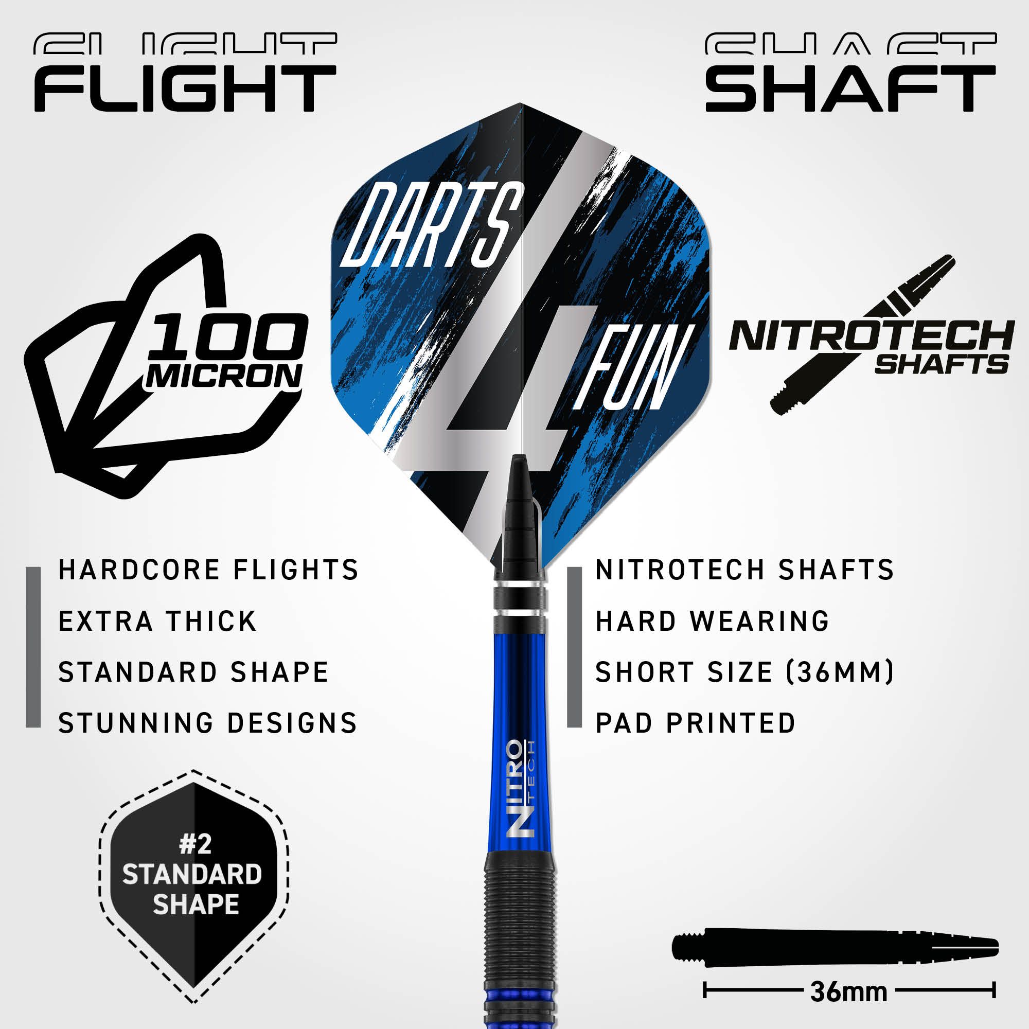 Red Dragon David Williams V1 stalen dartpijlen - 23 g Dieses Bild zeigt Red Dragon David Williams V1 Steeldarts - 23g. Sie eignen sich perfekt für professionelle Dartspieler.