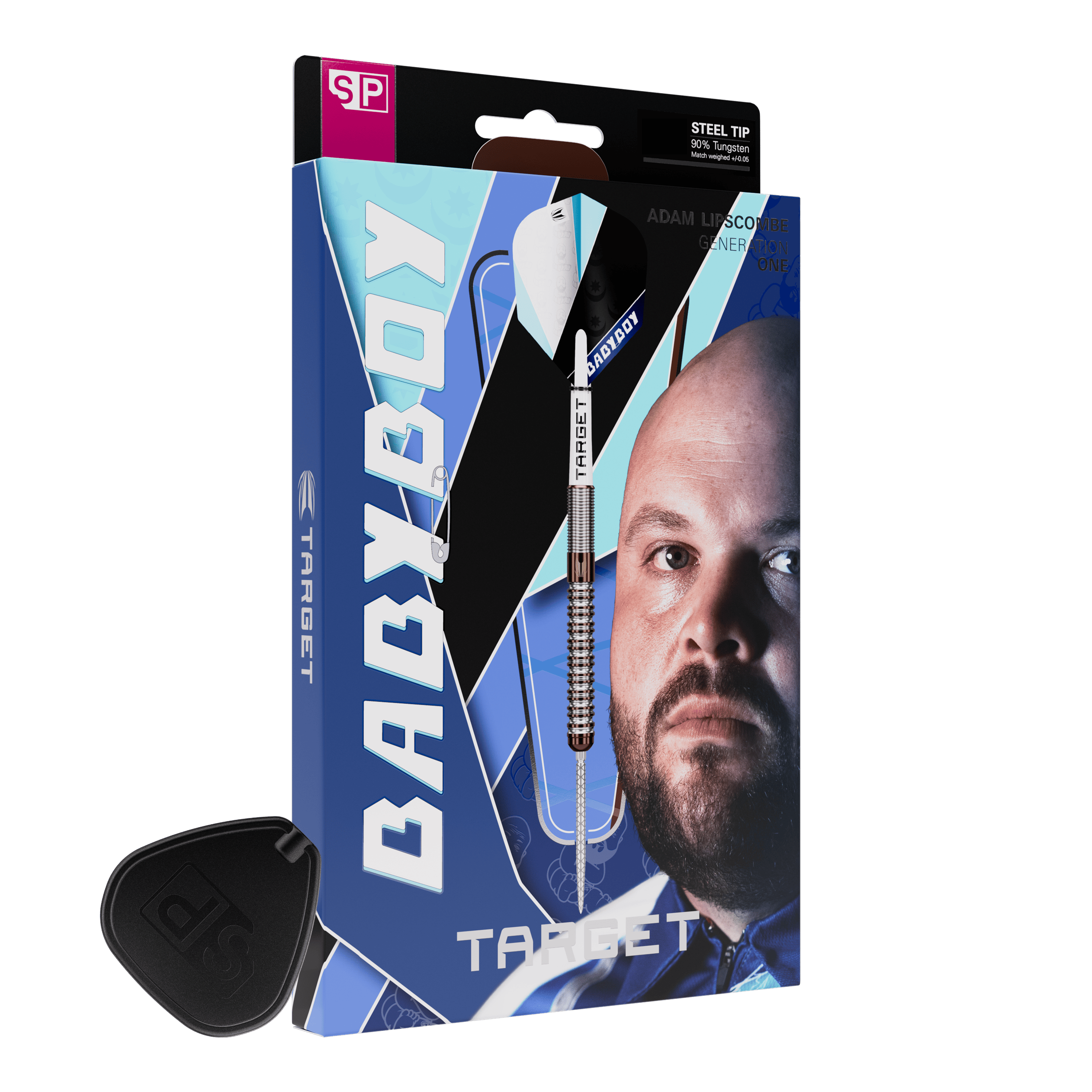 Target Adam Lipscombe Swiss Points stalen dartpijlen - 25 g Zu sehen sind die Target Adam Lipscombe Swiss Points Steeldarts. Diese Darts zeichnen sich durch ein modernes Design aus.