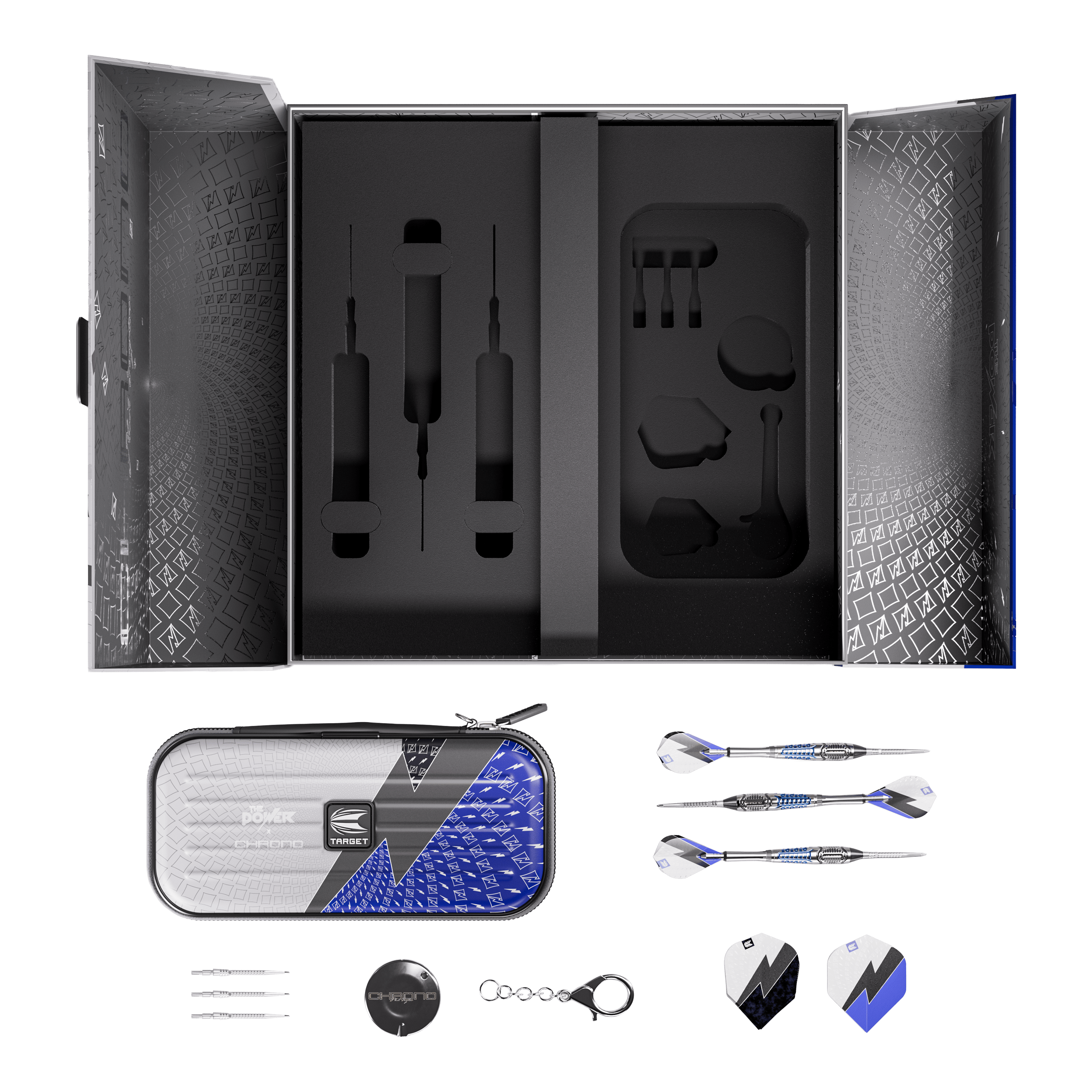 Target Phil Taylor Power X Chrono Swiss Points stalen dartpijlen