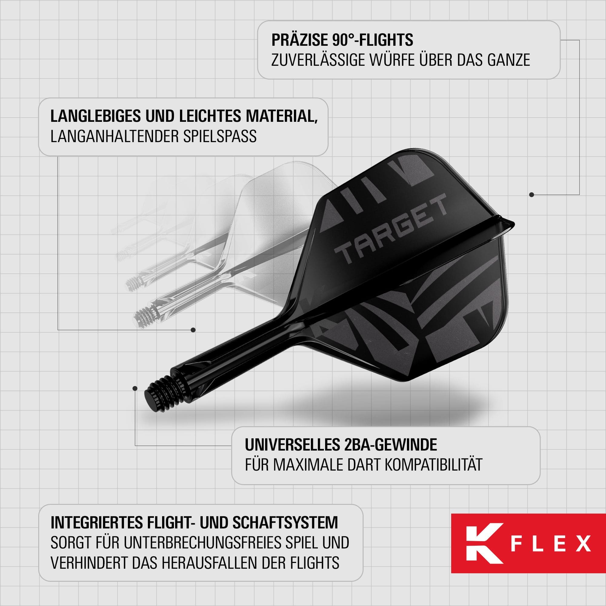 Target K-Flex Black No2 standaard flights