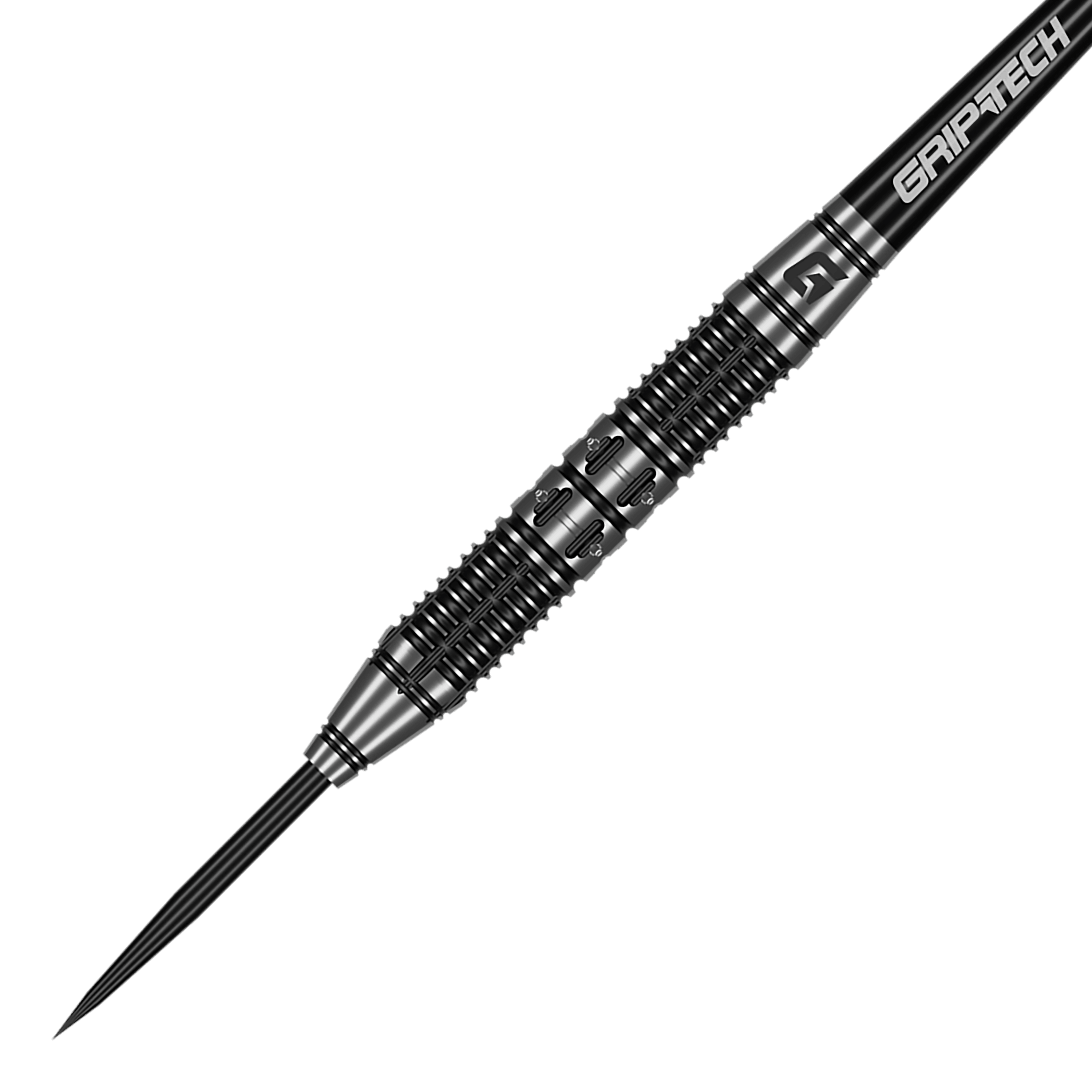 GOAT Halter Stalen Darts Abgebildet ist das Produkt GOAT Dumbbell Steeldarts. Diese Steeldarts zeichnen sich durch eine spezielle Form aus.