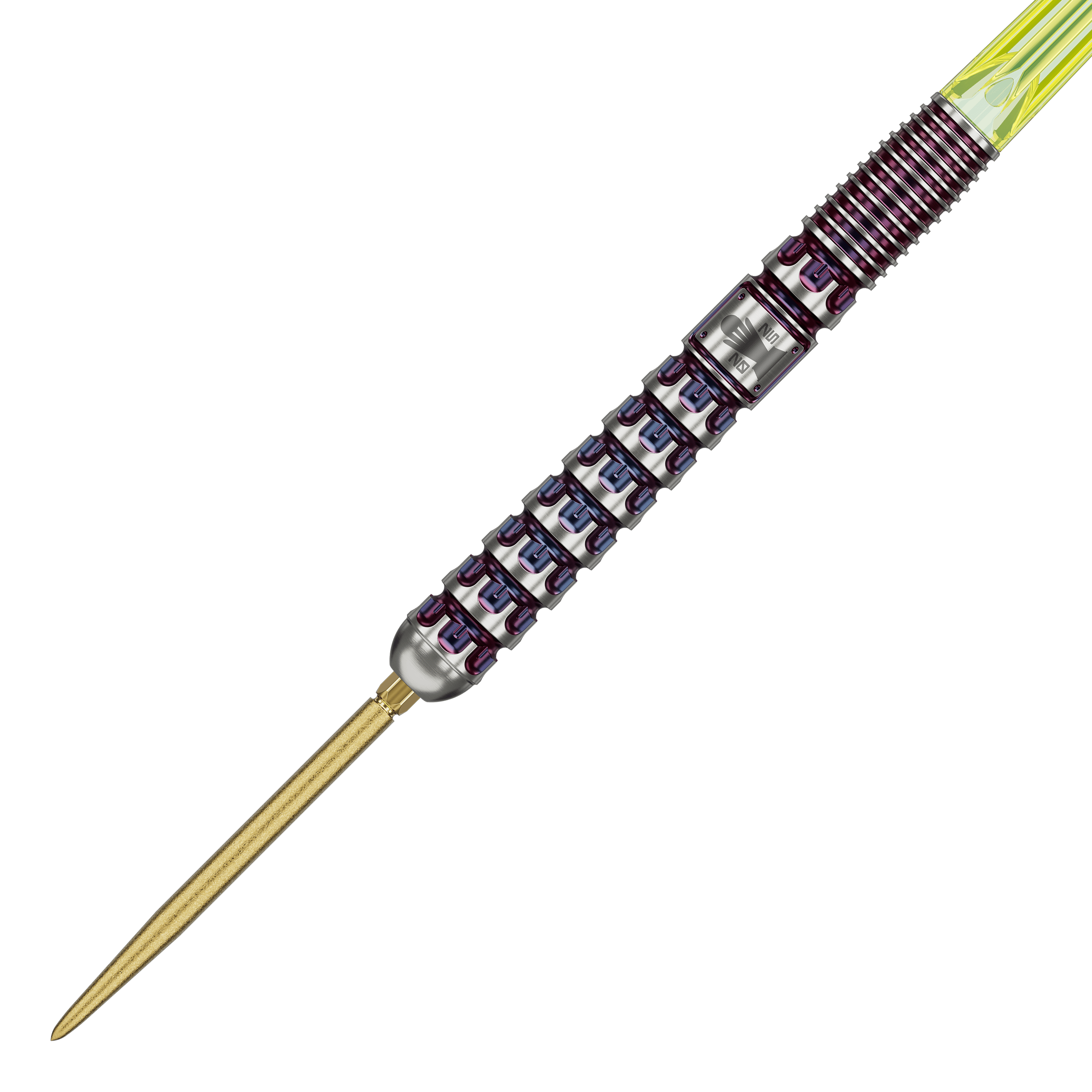 Target Luke Littler Wereldkampioen 2025 Editie Steeldarts - 23g Auf dem Bild ist ein Target Luke Littler World Champion 2025 Edition Steeldart mit 23g zu sehen. Der Dart hat eine auffällige, moderne Griffstruktur und eine goldene Spitze.
