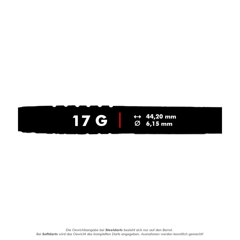 McDart 85 Tungsten V14 Zachte Darten - 17g