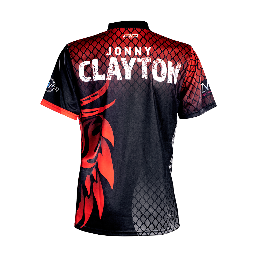 Red Dragon Jonny Clayton Tour dartshirt