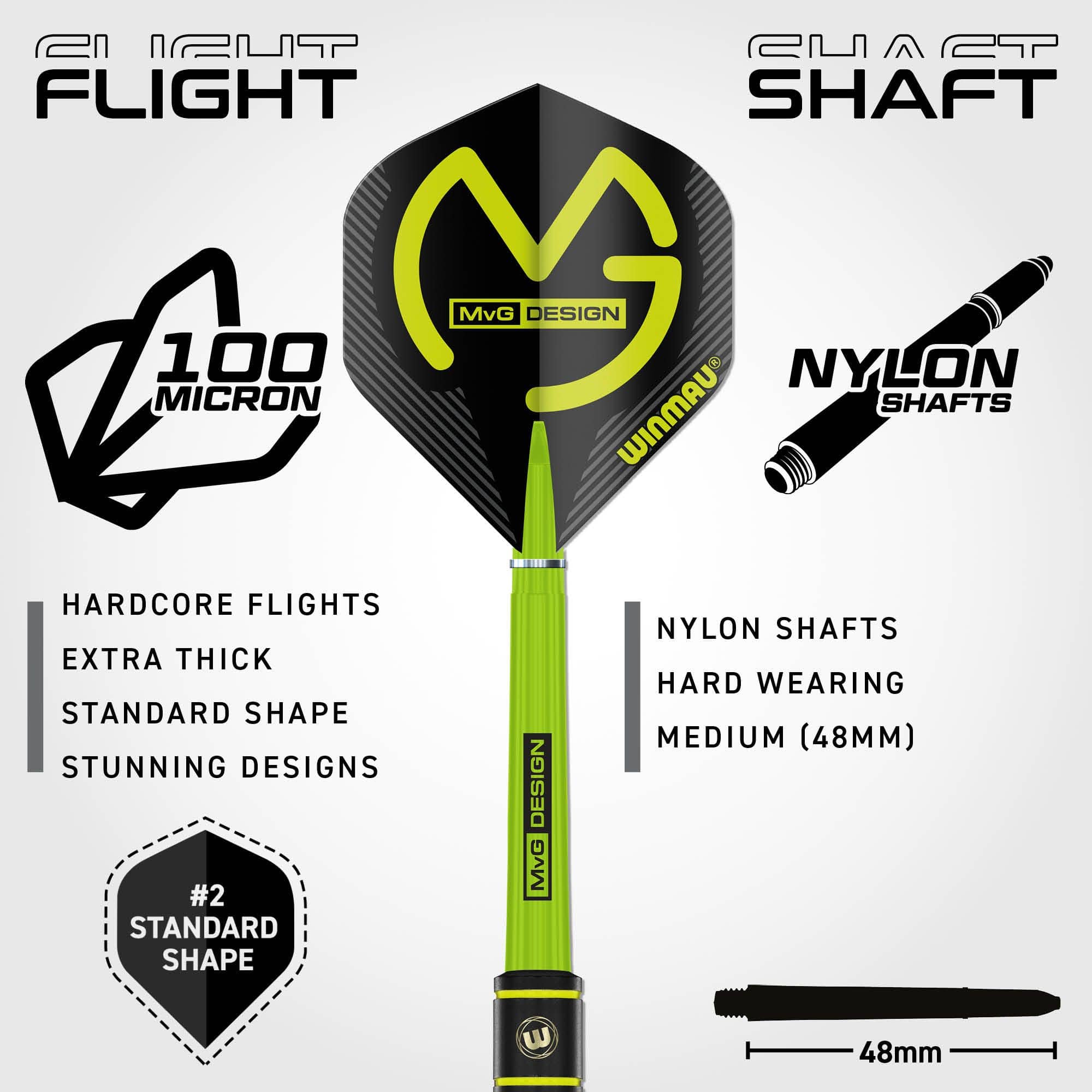 Winmau Michael Van Gerwen stalen darts - 21 g