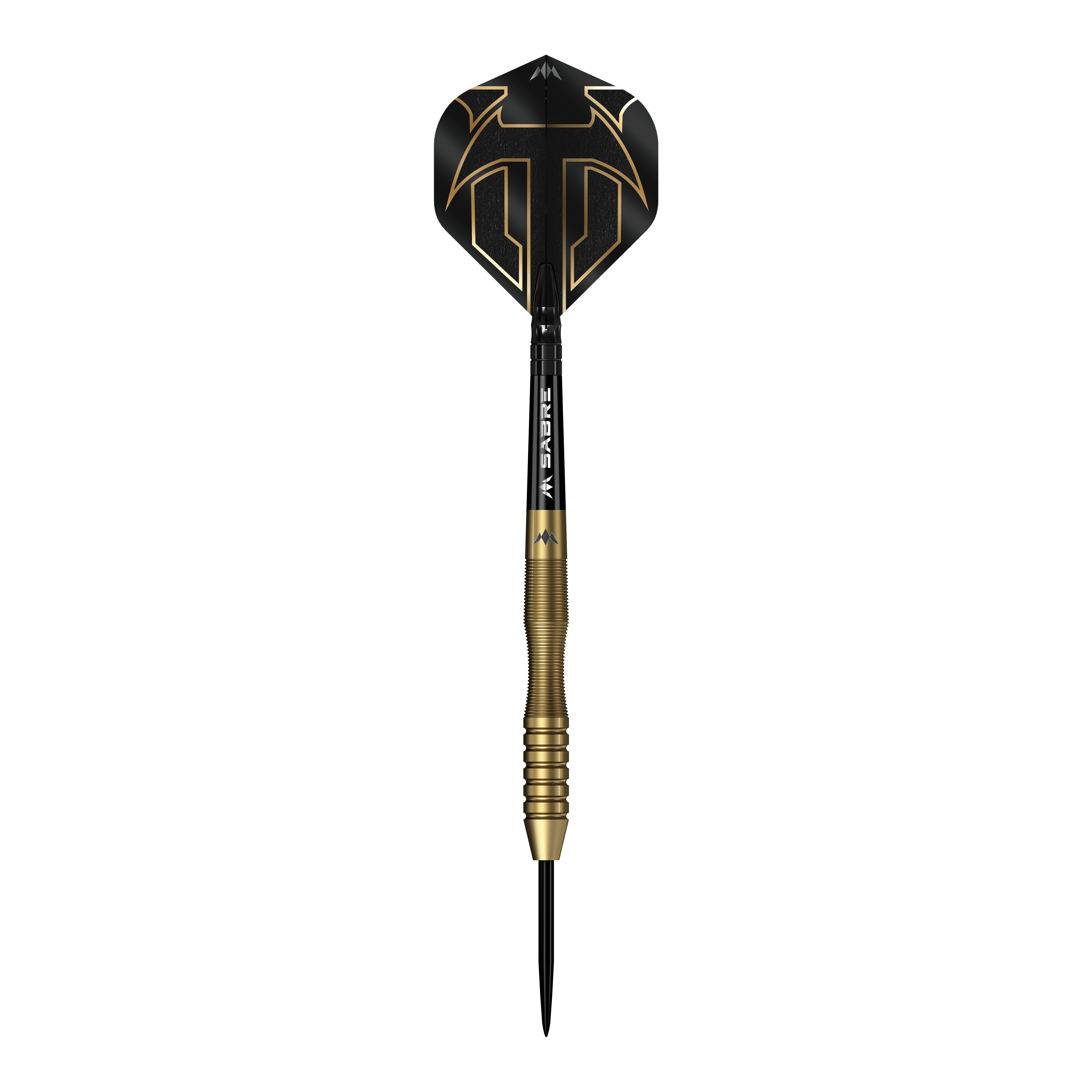Mission Viktor Tingstrom Gold Steel Darts - 22g Mission Viktor Tingstrom Gold Steeldarts - 22g Darts abgebildet. Das Bild zeigt das Design und die Farbe der Steeldarts.