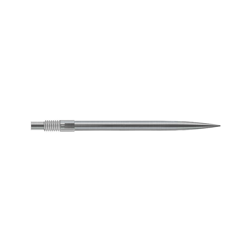 Harrows Quick Point Dartpunten - Zilver Das Bild zeigt Harrows QuickPoint Dartspitzen in Silber mit einer Länge von 35mm. Die Abbildung gibt einen Eindruck des Produktes.