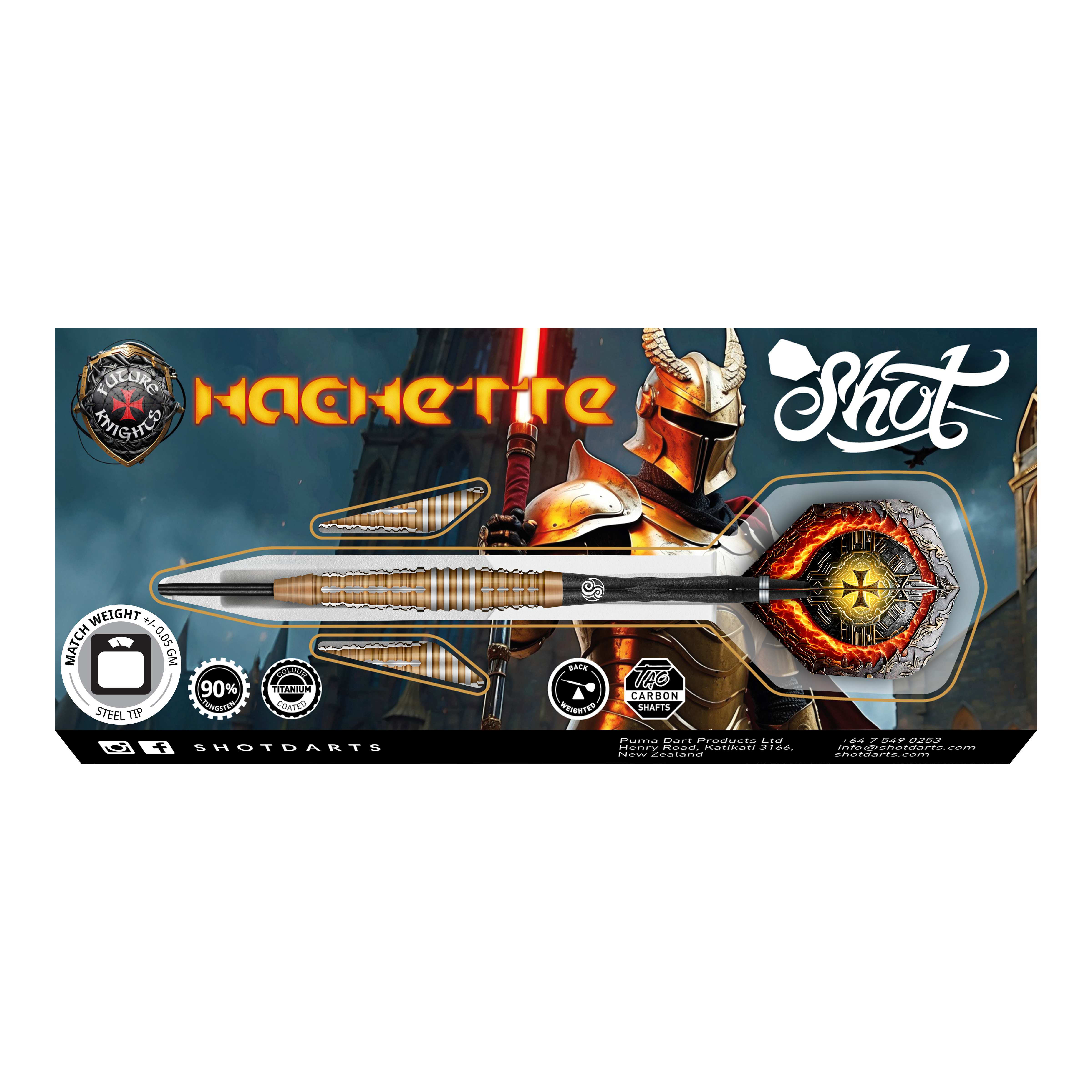 Shot Future Knights Hachette Steeldarts Shot Future Knights Hachette Steeldarts
